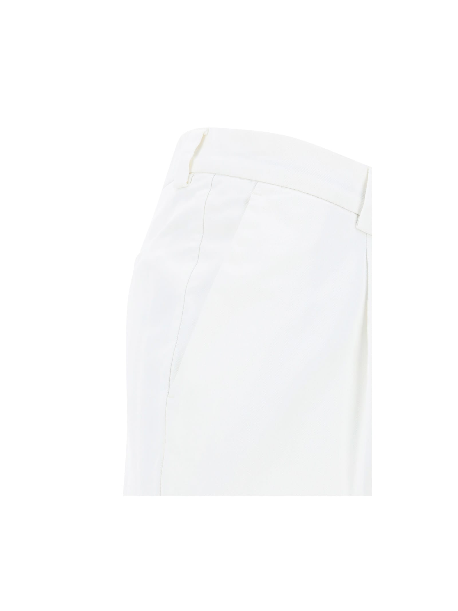 Shop Brunello Cucinelli Pants In White