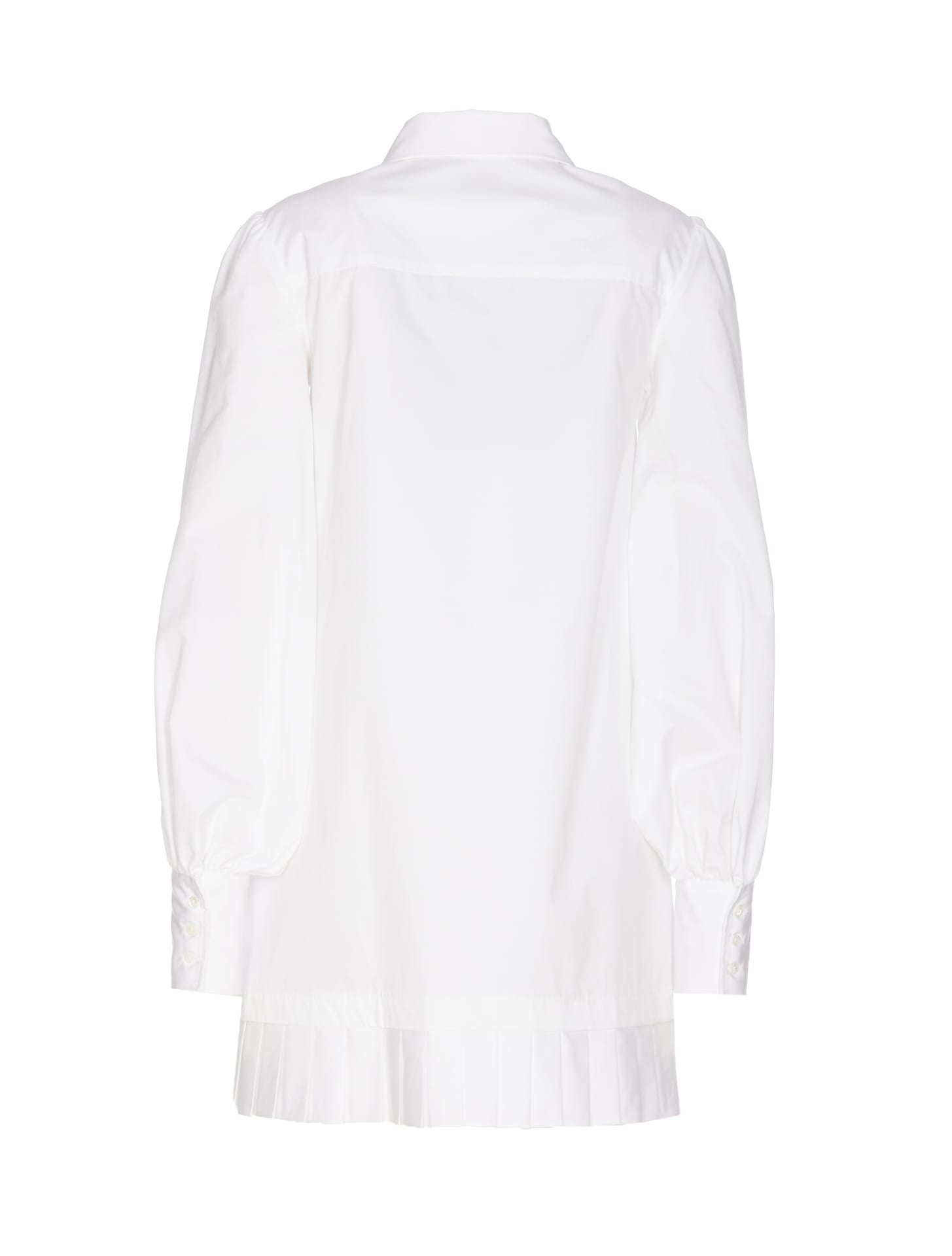 Shop Off-white Overshirt Dress In White