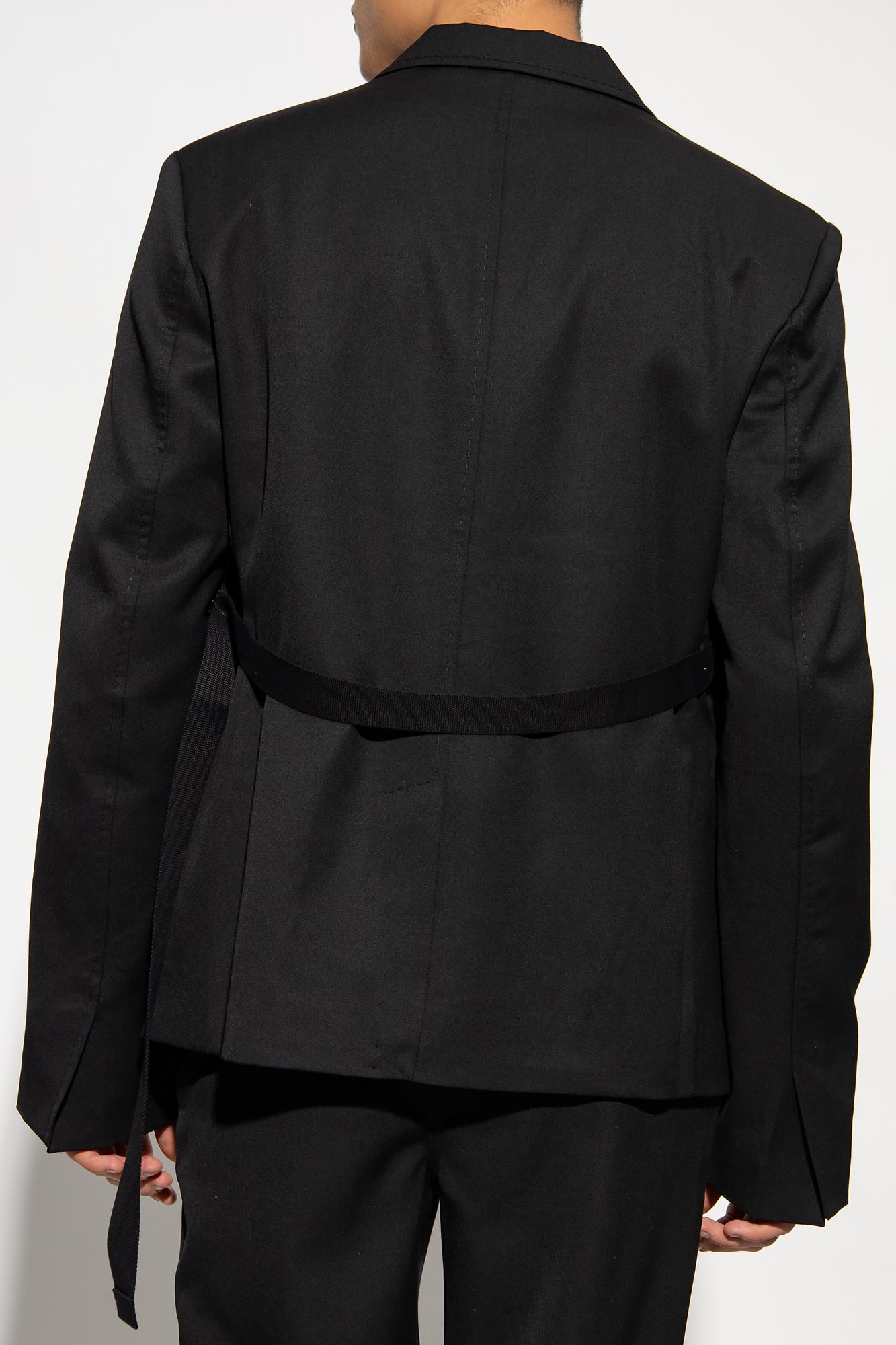 Shop Jacquemus Piccinni Single-breasted Blazer In Black