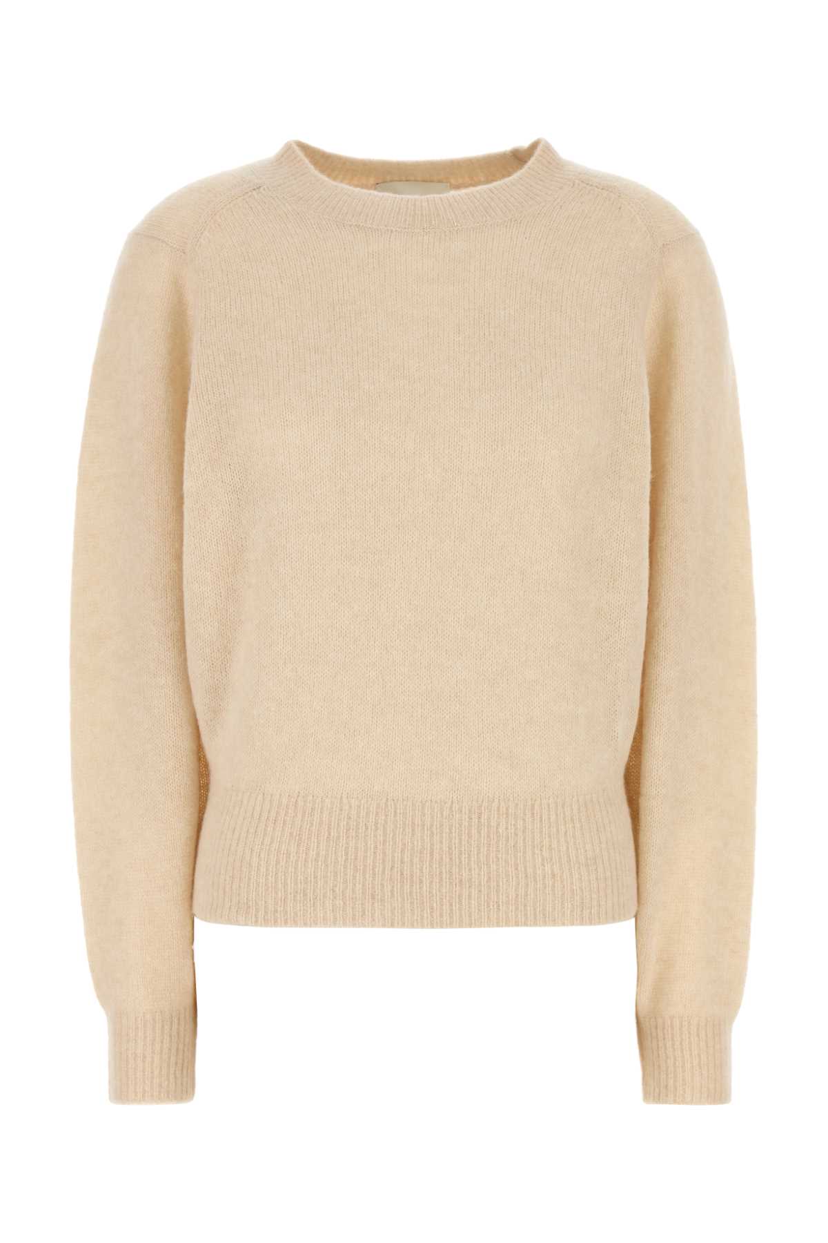 Shop Isabel Marant Beige Silk Blend Luisa Sweater