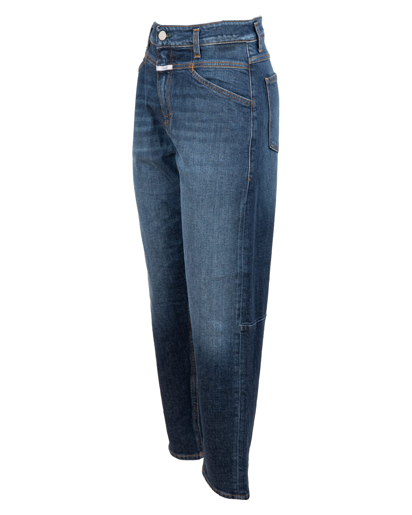 Closed X-pocket jeans made of medium weight eco denim, about 11 ounces