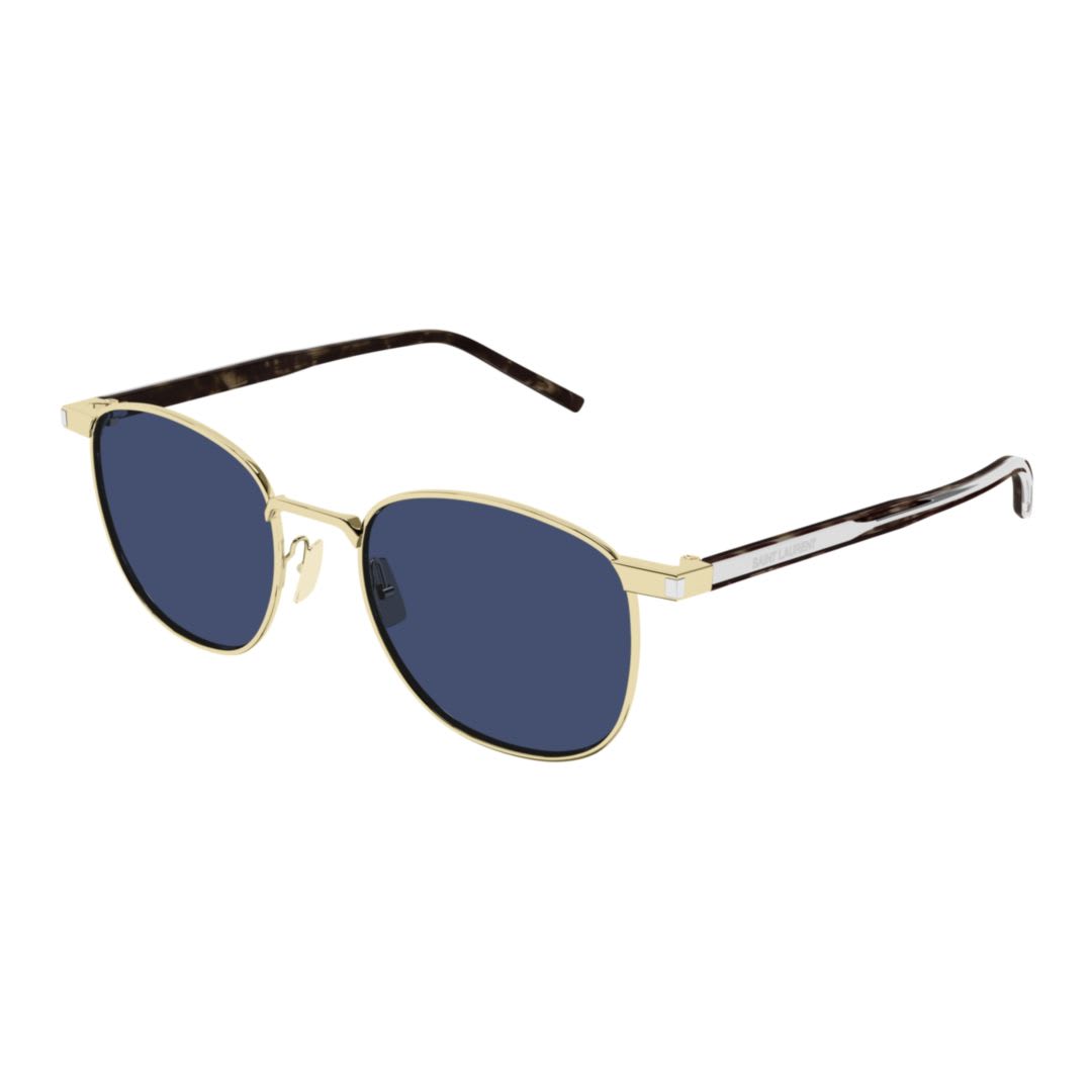 Saint Laurent Sl 747-005 Gold-crystal-blue