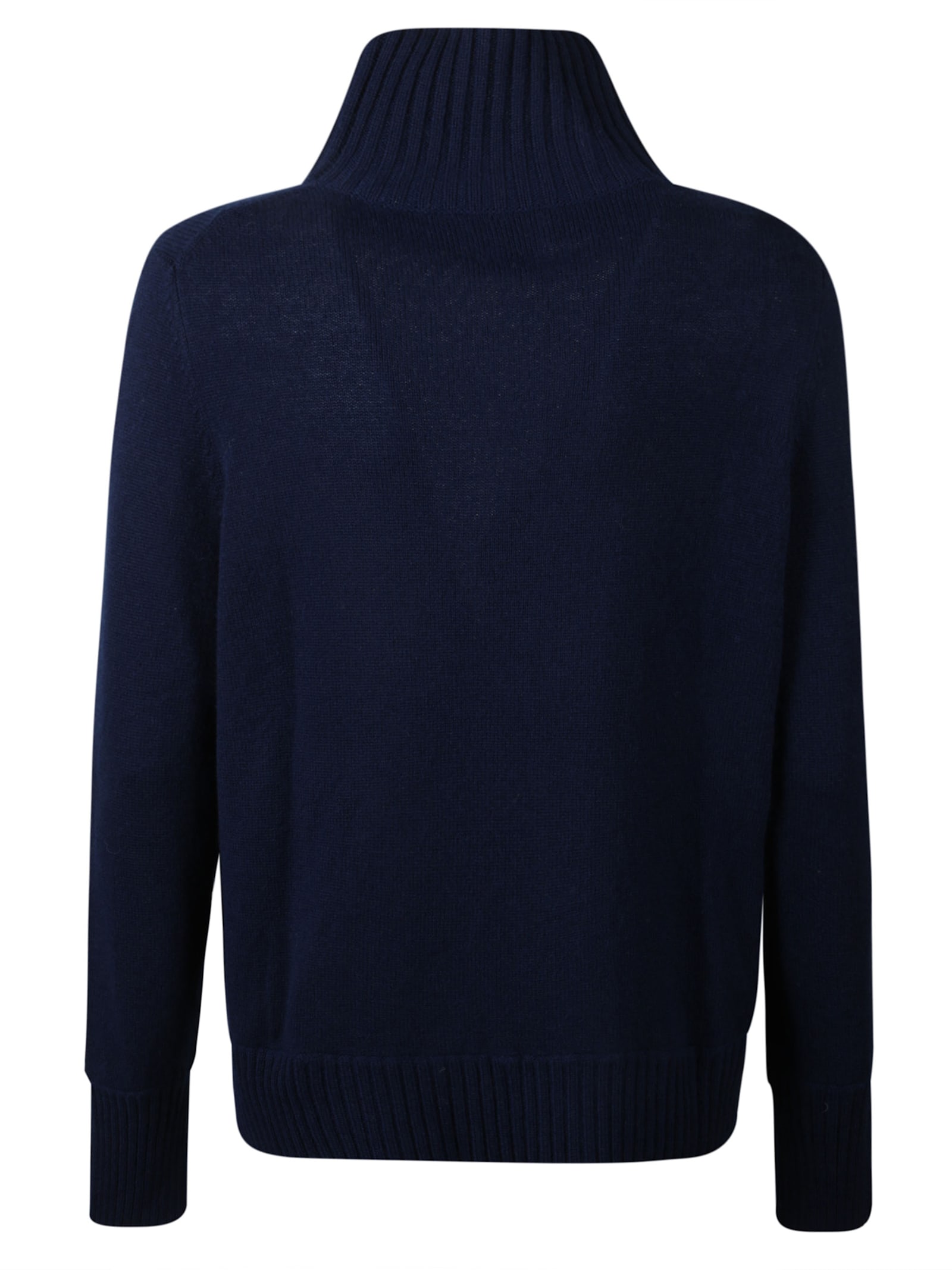 Allude Cashmere Turtleneck In Blue