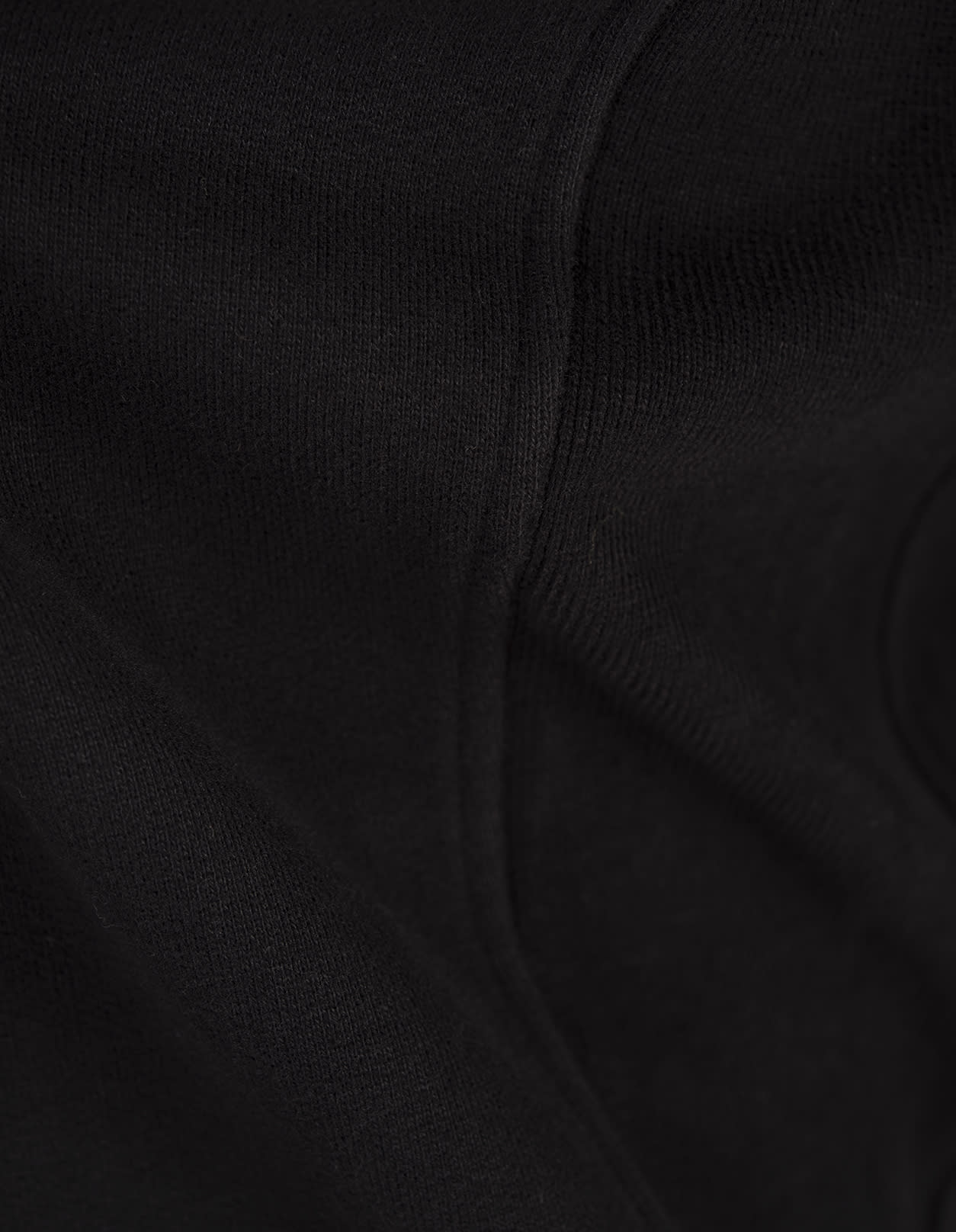 Shop Stone Island Crew-neck Sweatshirt In Black Gauzed Cotton