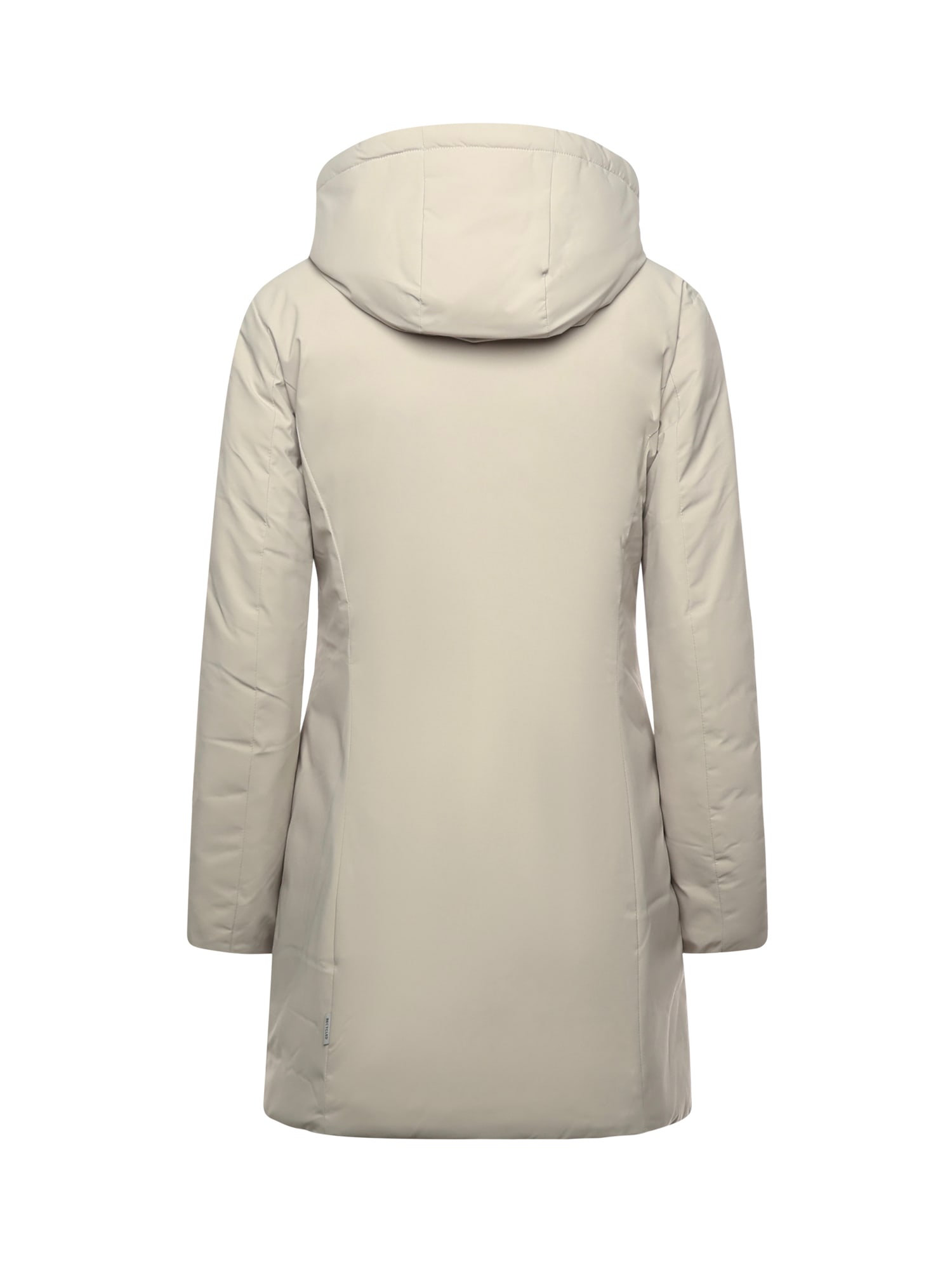 Save The Duck Removable Hood Zip Coat In Neutral