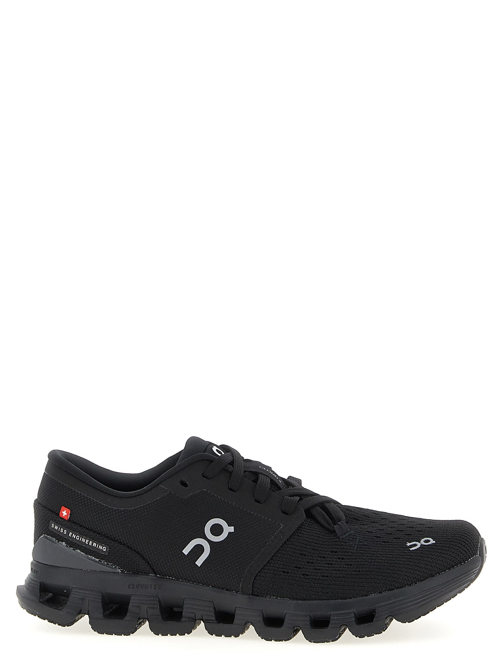 On Cloud X 4 Sneakers In Black