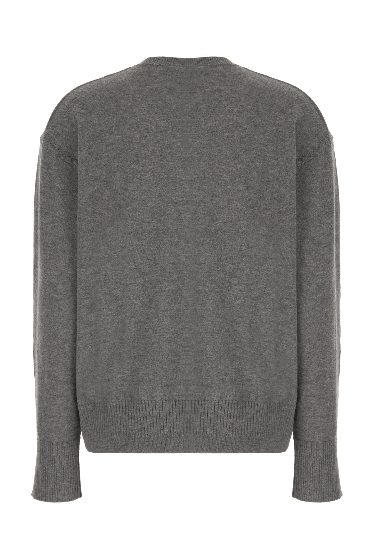 Shop Stella Mccartney Dark Grey Wool Sweater