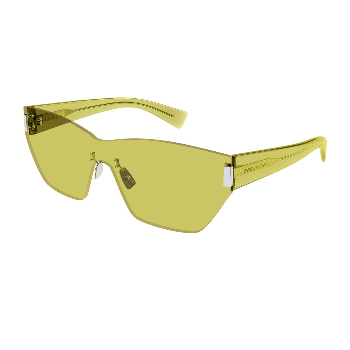 SAINT LAURENT SAINT LAURENT SL 755 LINEA CORNER ANGLE 003 YELLOW SUNGLASSES