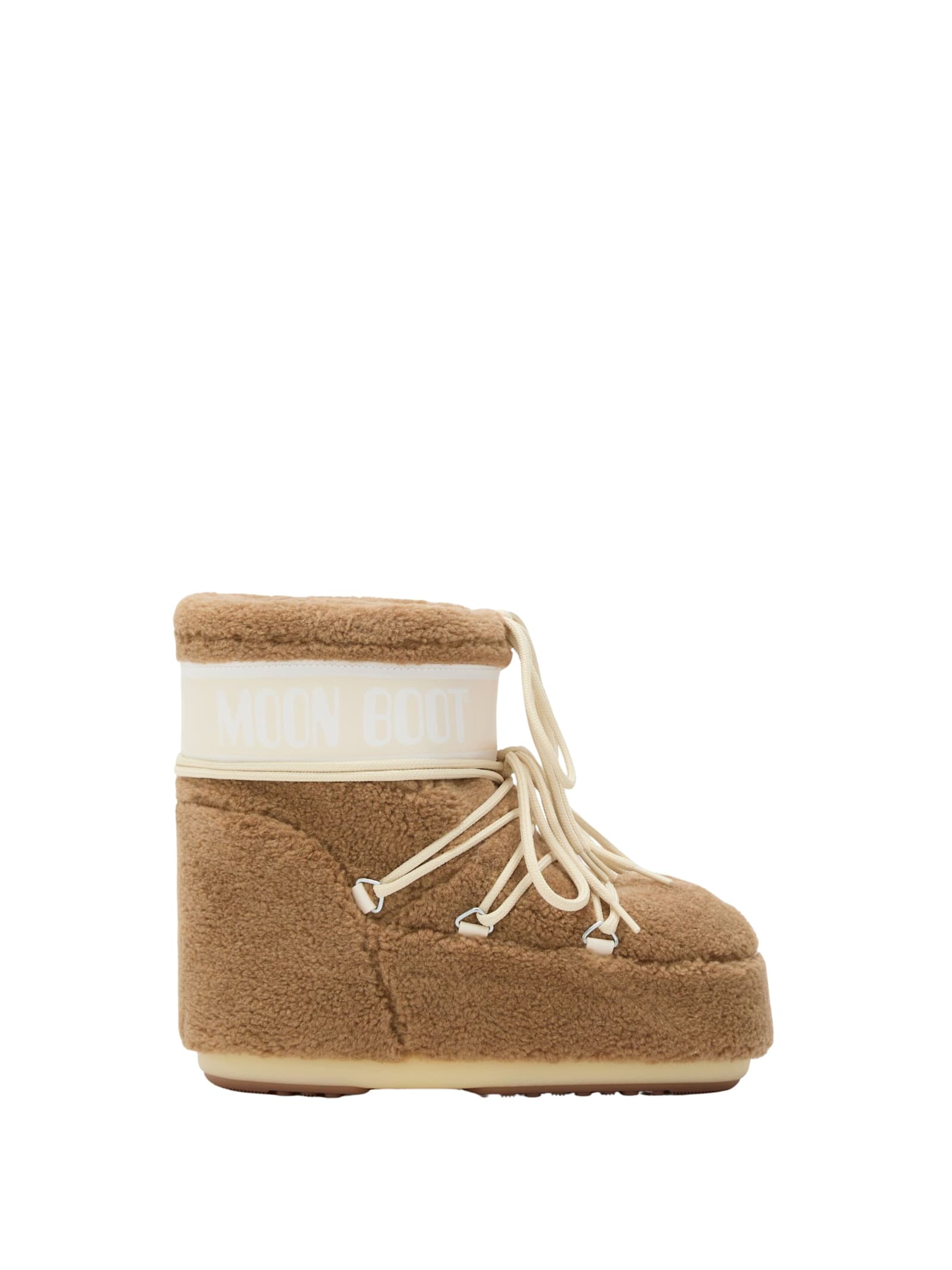Moon Boot Shearling Snow Boots In Multi