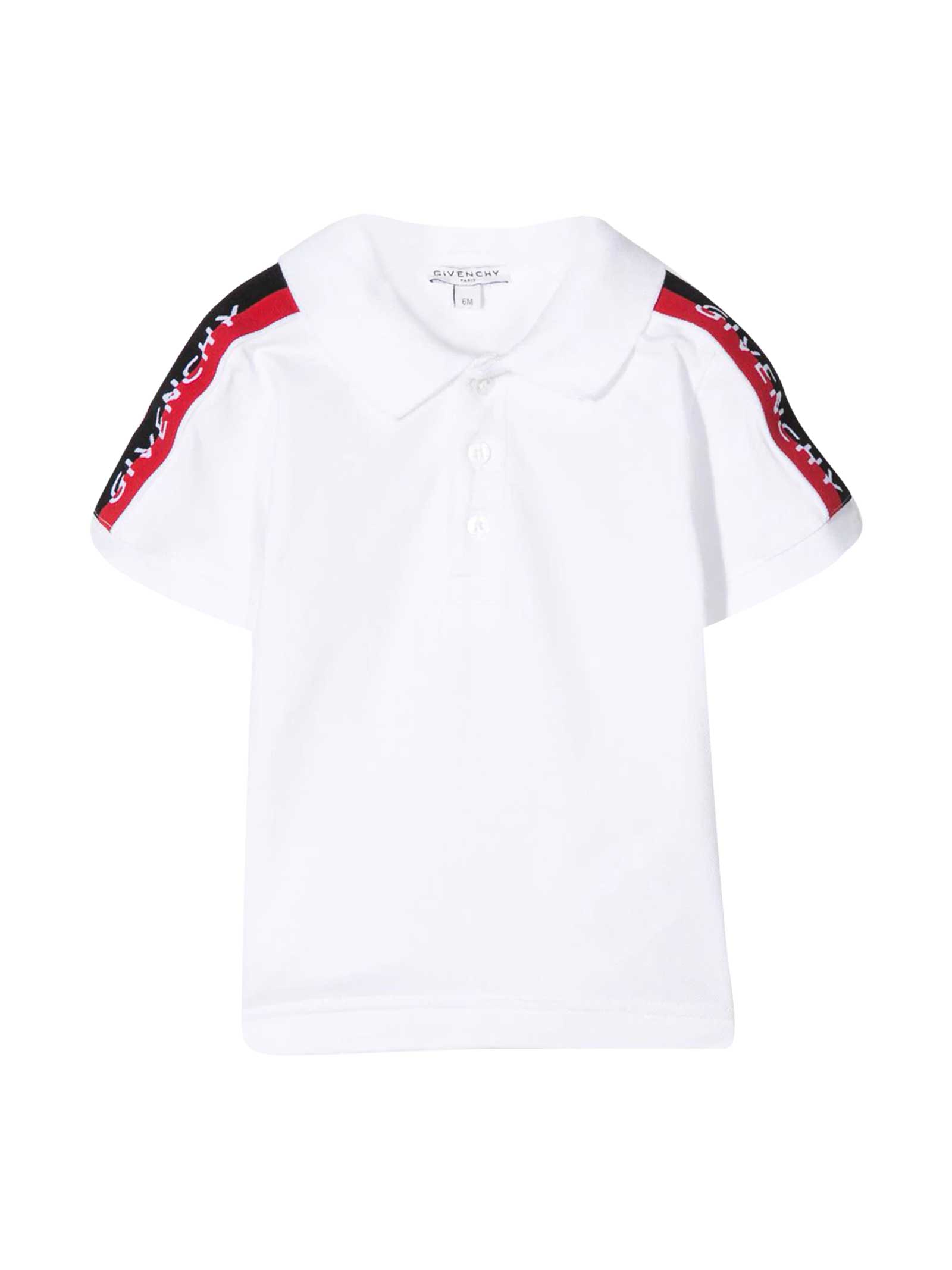 GIVENCHY POLO SHIRT WITH APPLICATION,H05160 10B