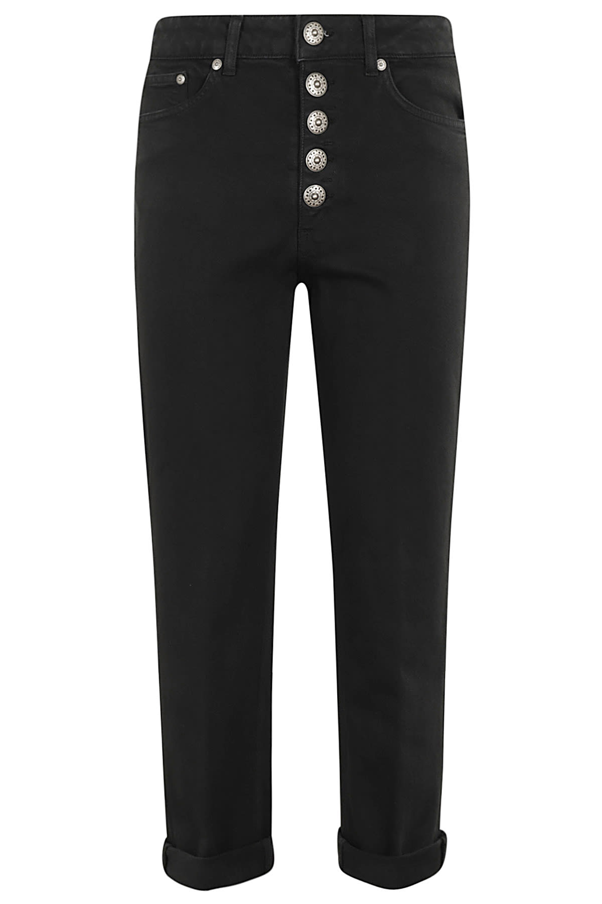 Shop Dondup Pantalone Koons Gioiello In Nero