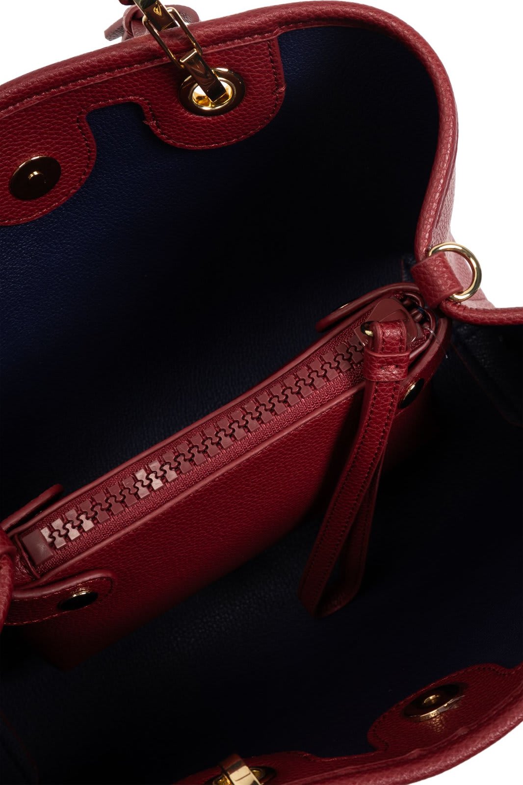 Shop Emporio Armani Bag Type Shopper In Burgundy