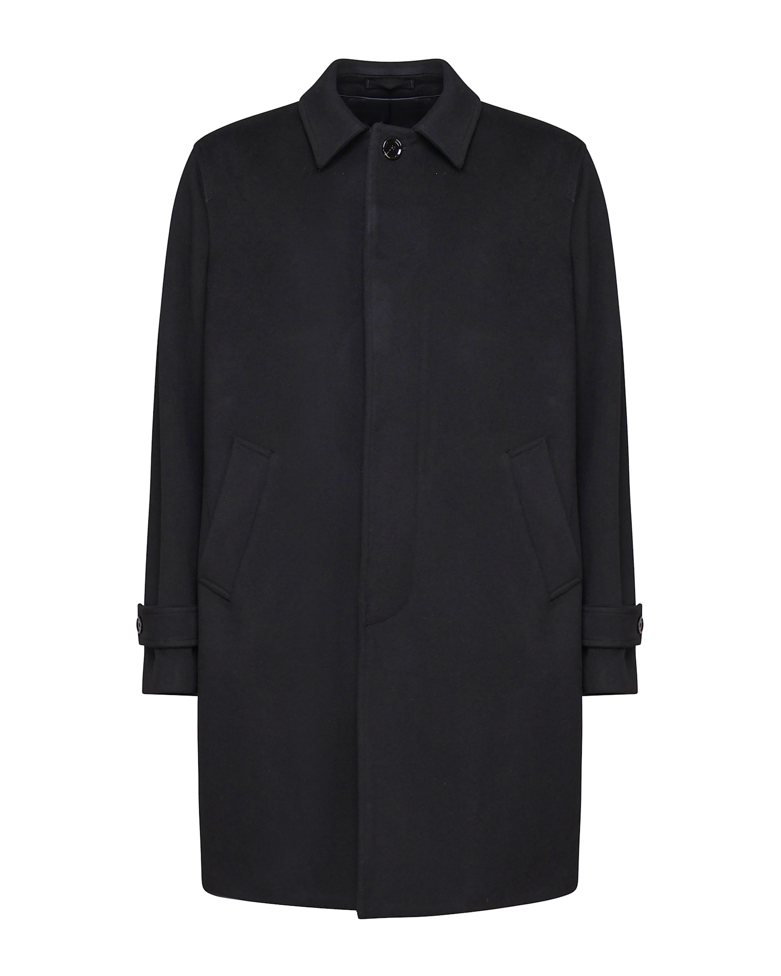 Shop Lardini Rainproof Trench In Black