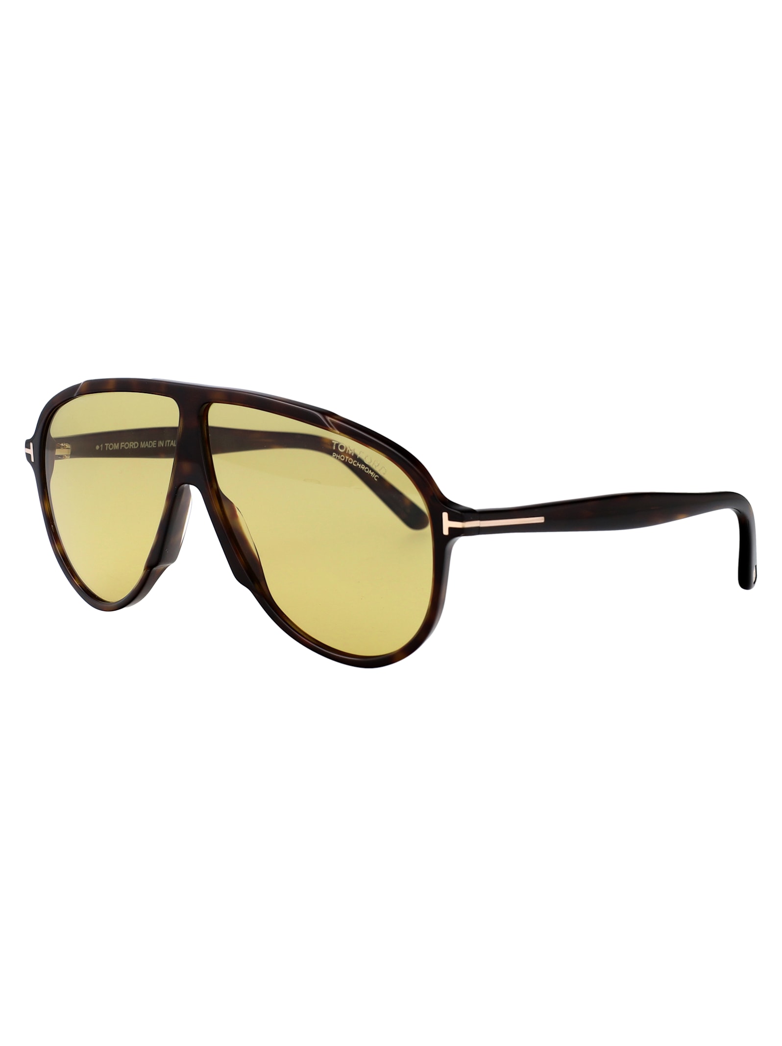 Tom Ford Eyewear Oversized Pilot Frame Sunglasses