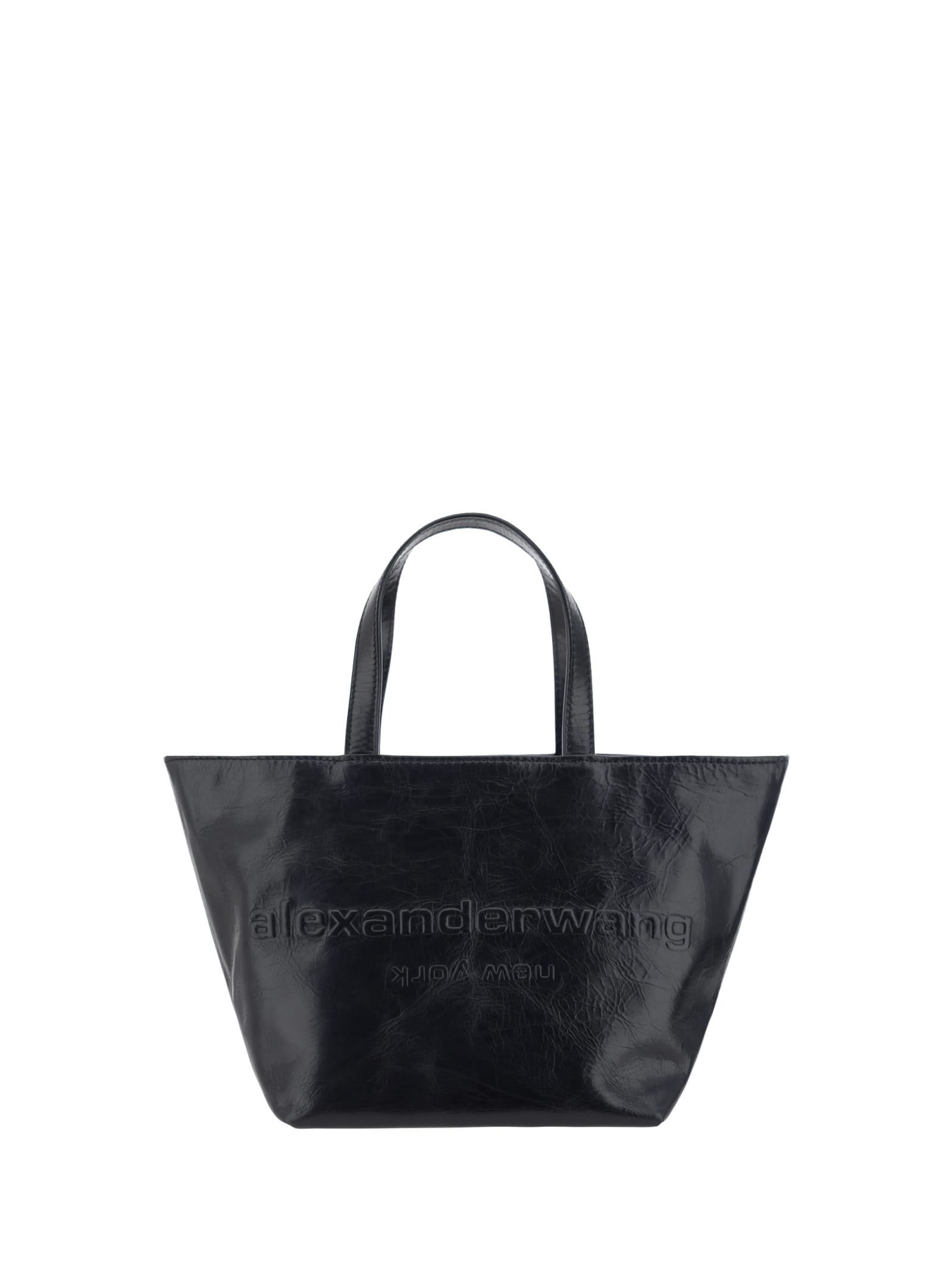 Alexander Wang Punch Small Tote Handbag In Black