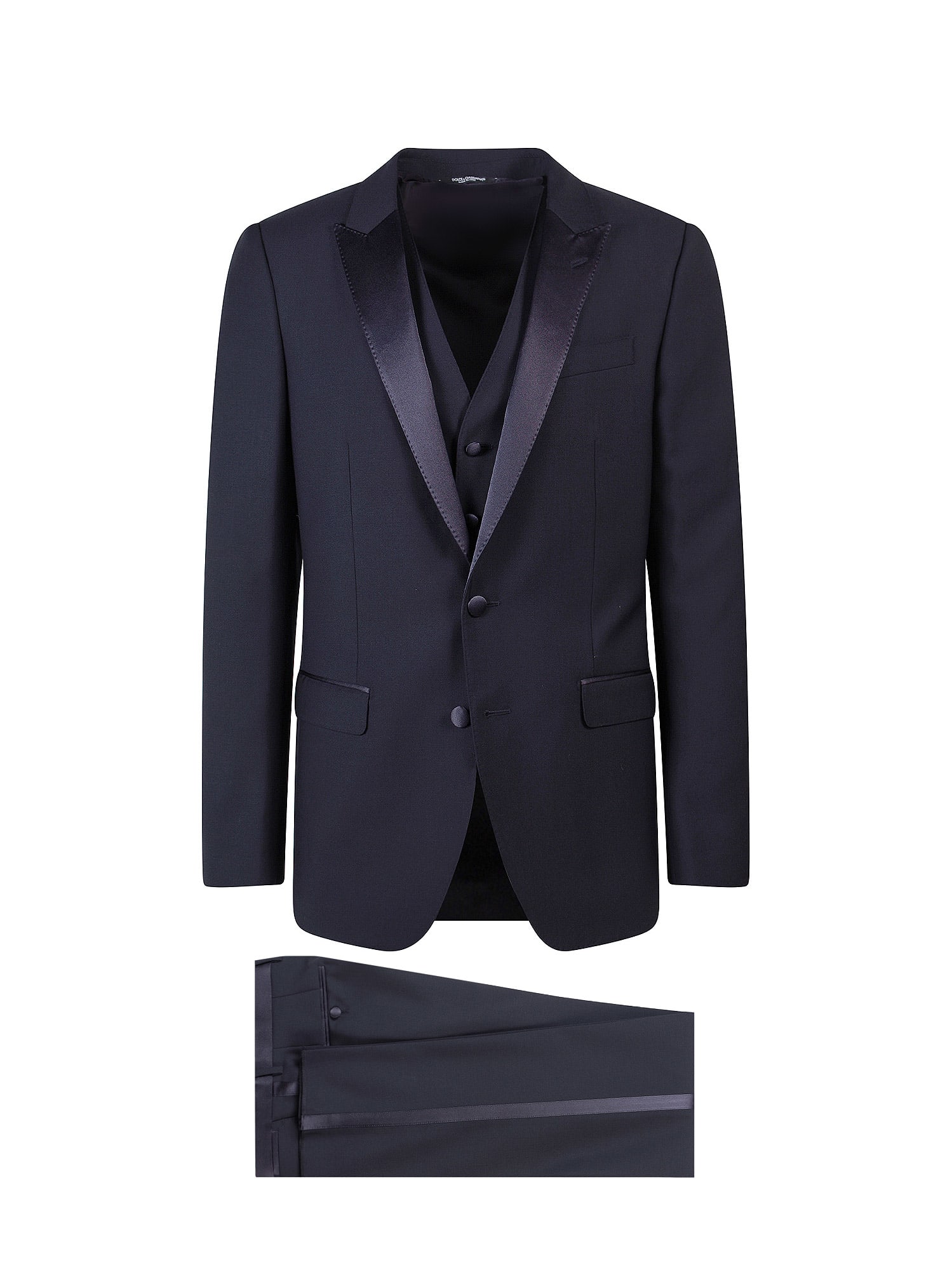 Shop Dolce & Gabbana Tuxedo In Blu