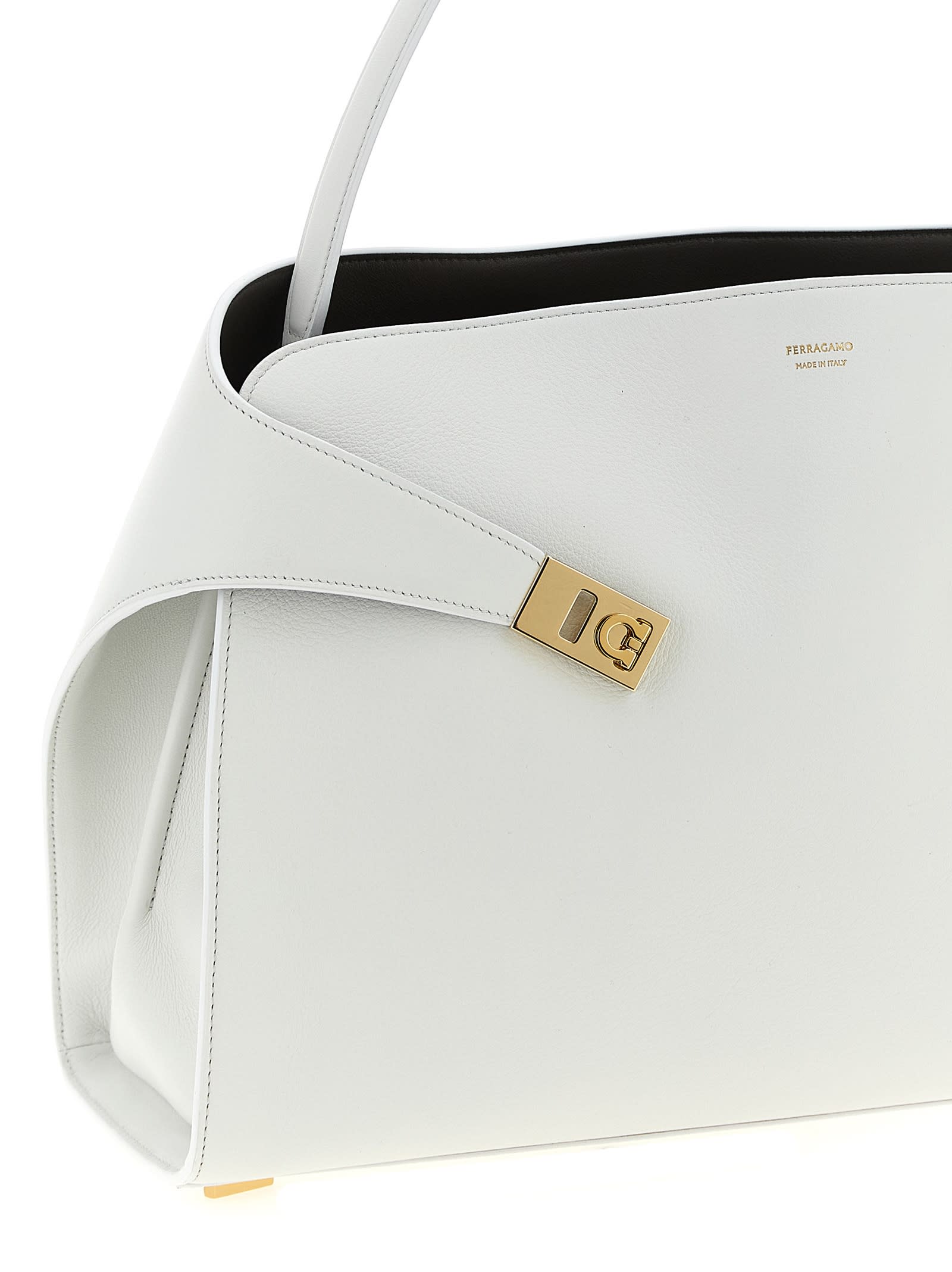 Shop Ferragamo Hug Soft M Shoulder Bag