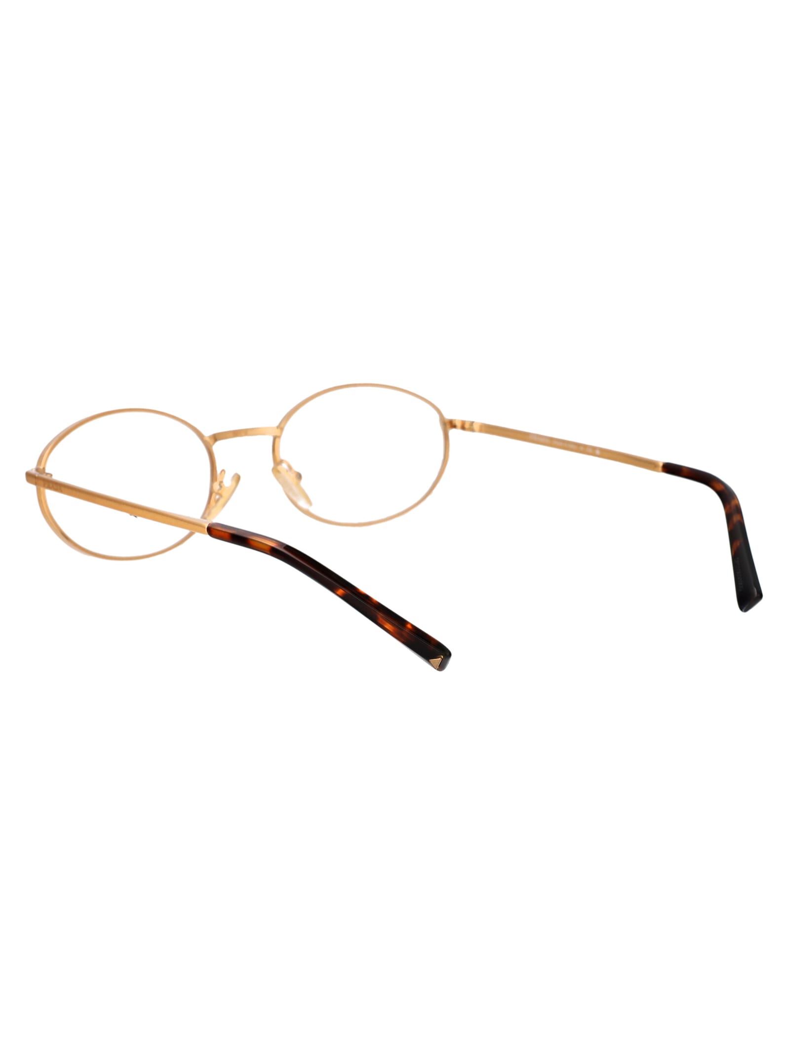 Shop Prada 0pr A57v Glasses In 7oe1o1 Brass