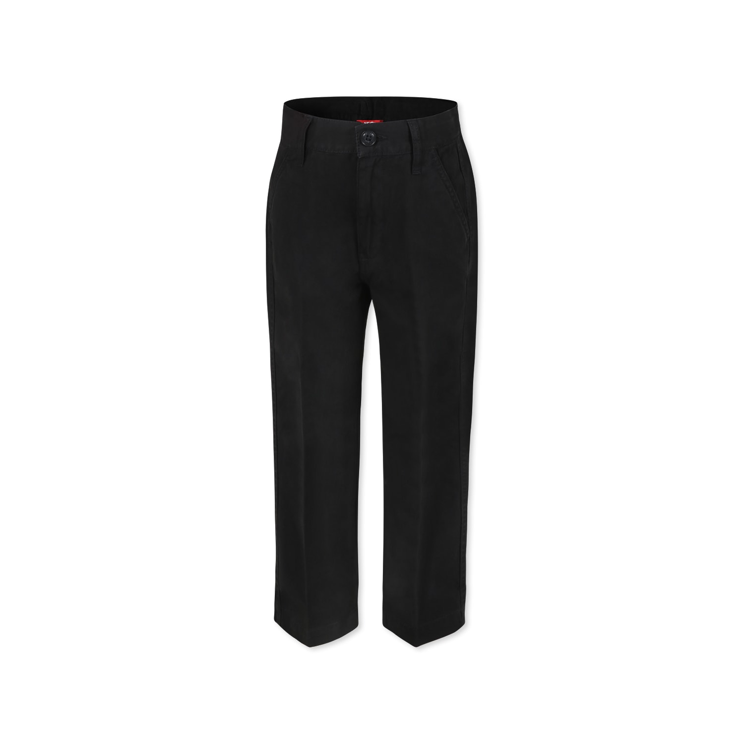 Diesel Black Trousers For Boy With Logo In Black