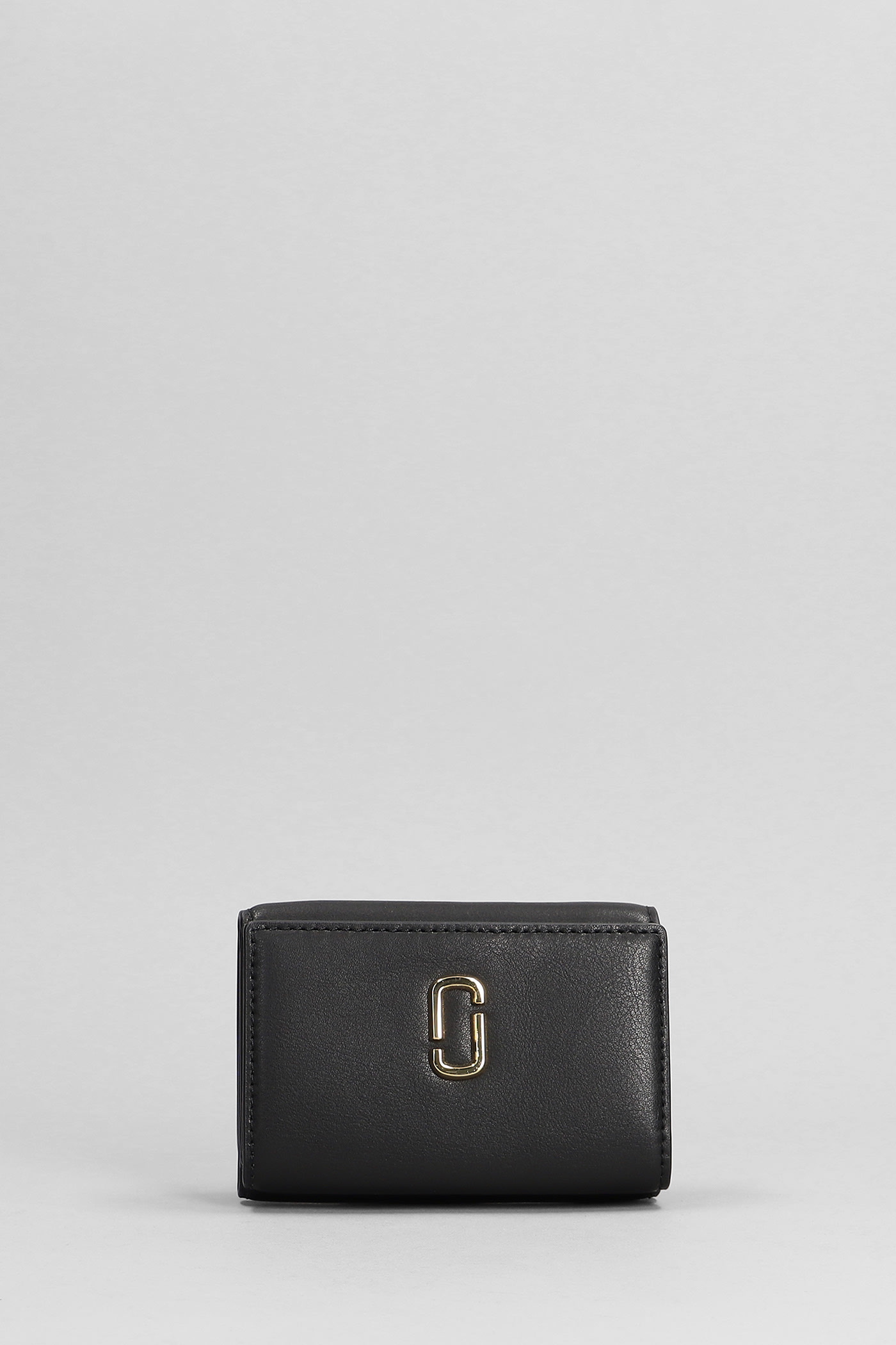 Marc Jacobs The Trifold Wallet In Black Leather