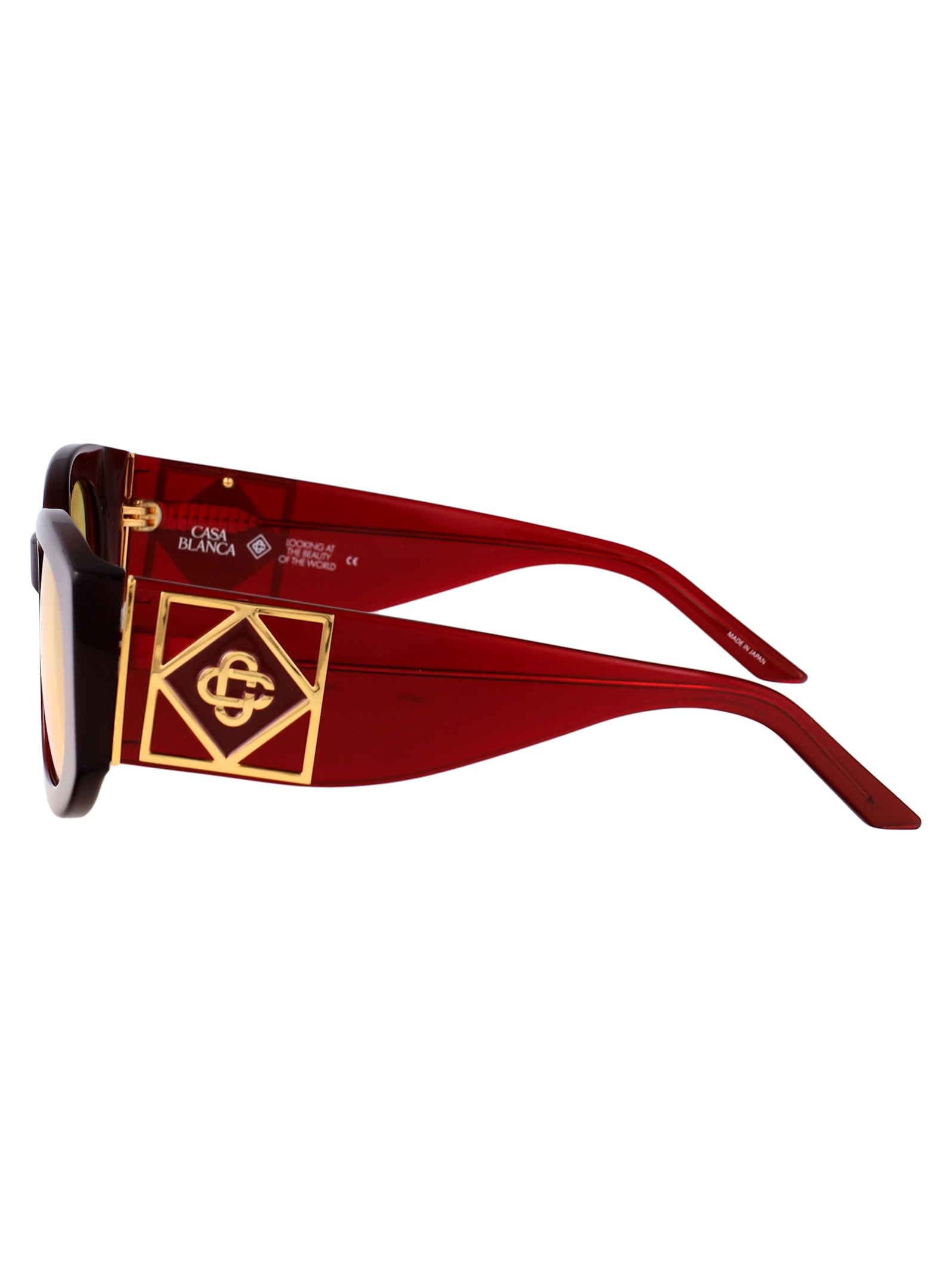 Casablanca Gabrielle Sunglasses In Yellow