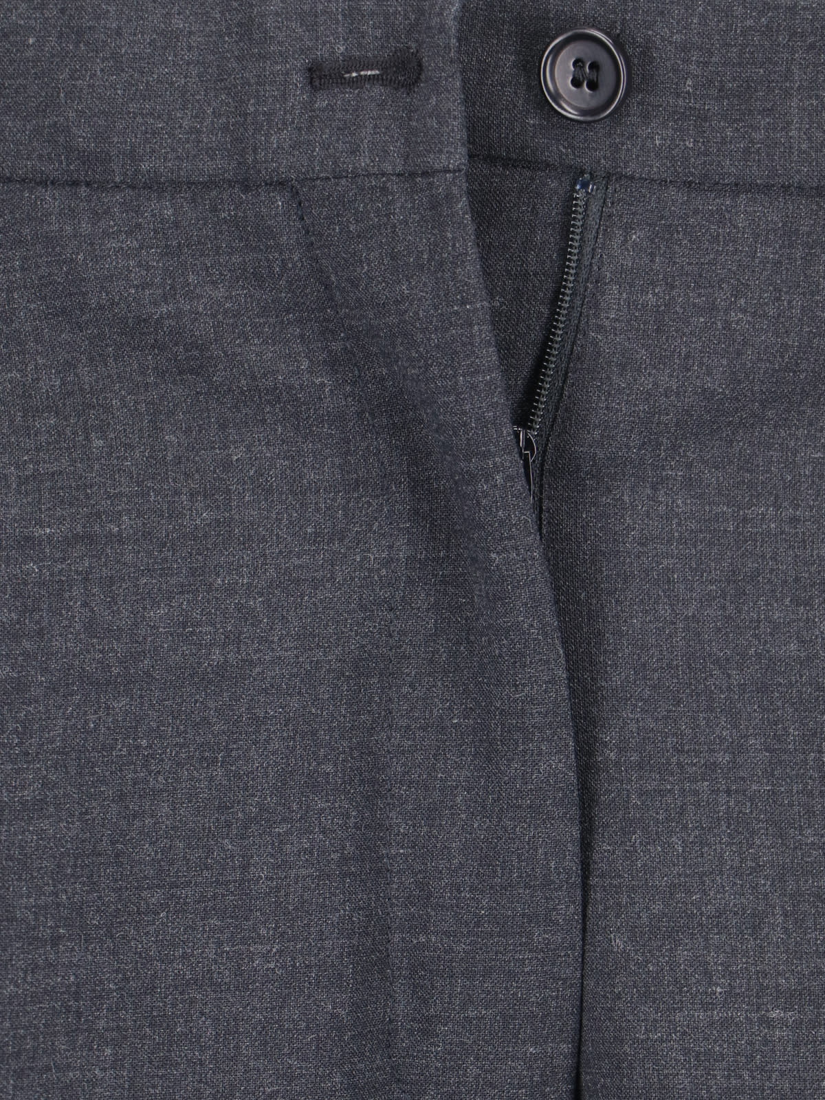 Aspesi Cotton Trousers In Antracite / Charcoal