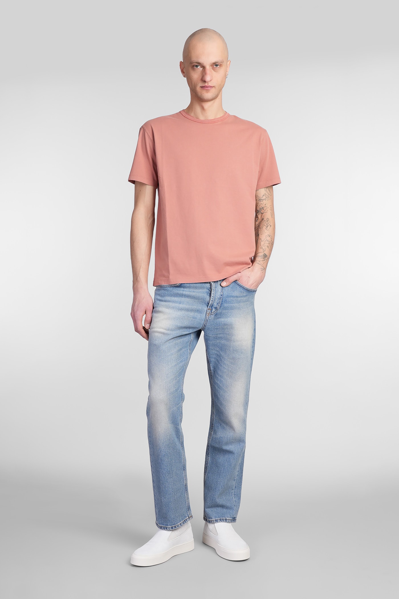 Mauro Grifoni T-shirt In Copper Cotton In Copper