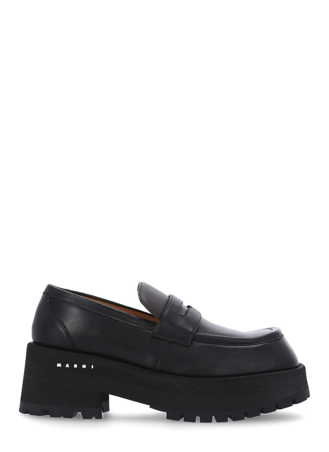 Buy Marni Nappa Leather Loafer online, shop Marni shoes with free shipping