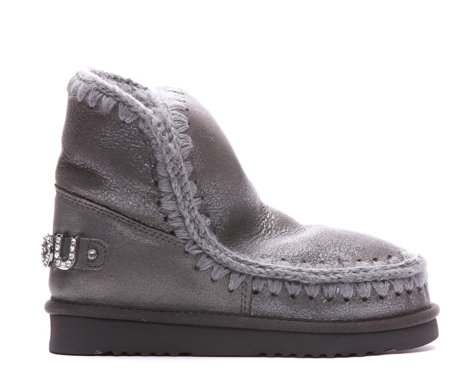 Eskimo Rhinestones Logo Booties