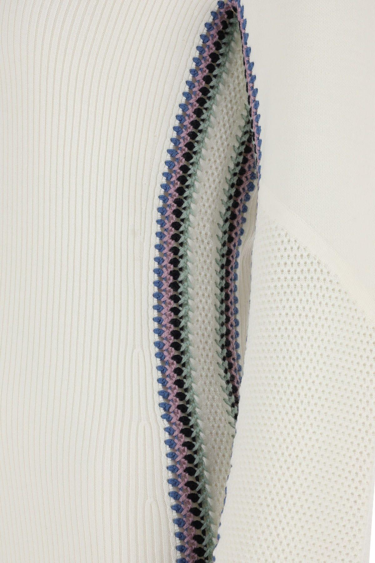 Chloé Chloe Ivory Wool Cardigan In Bianco