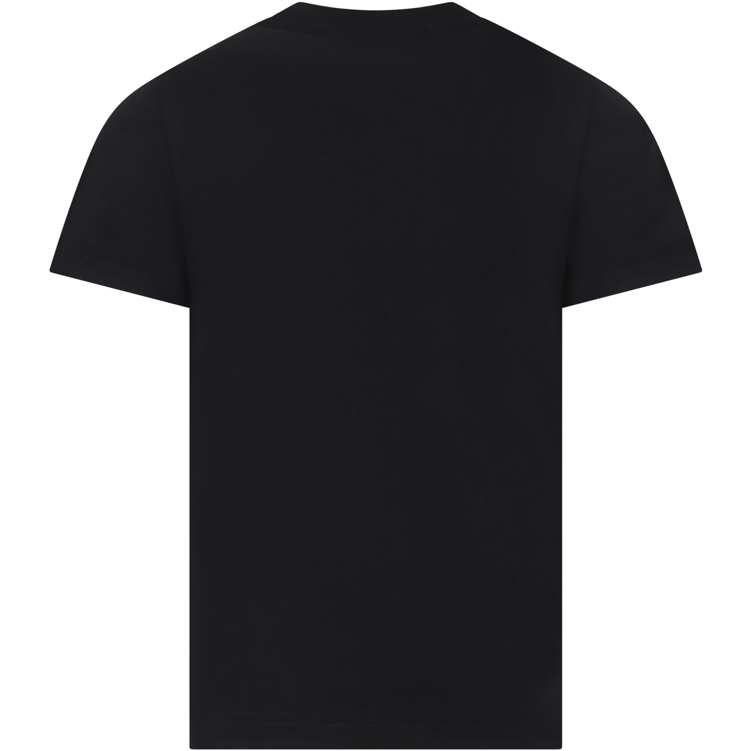 Shop Dsquared2 Black T-shirt For Boy With Logo