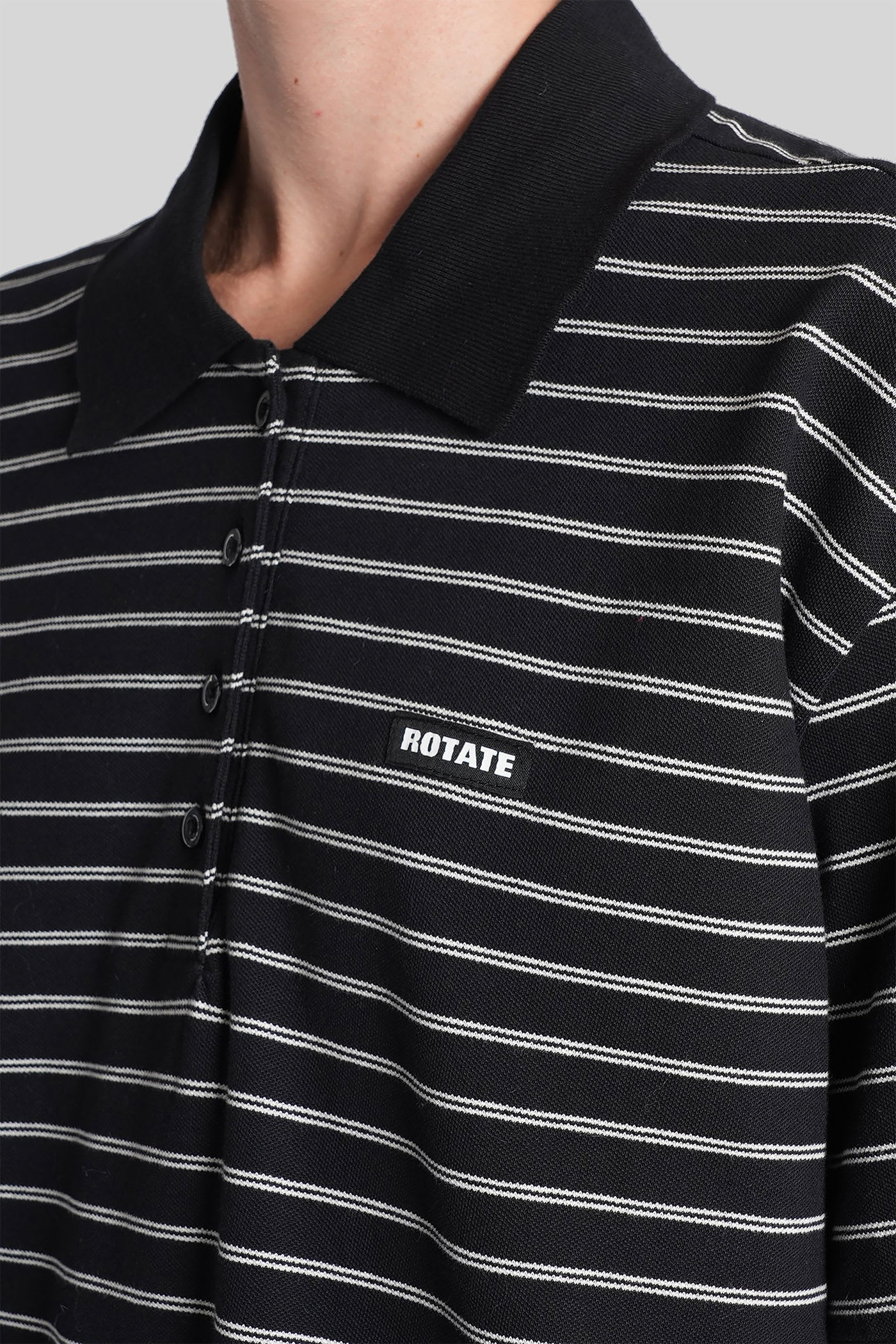 Rotate Birger Christensen Polo With Logo In Black