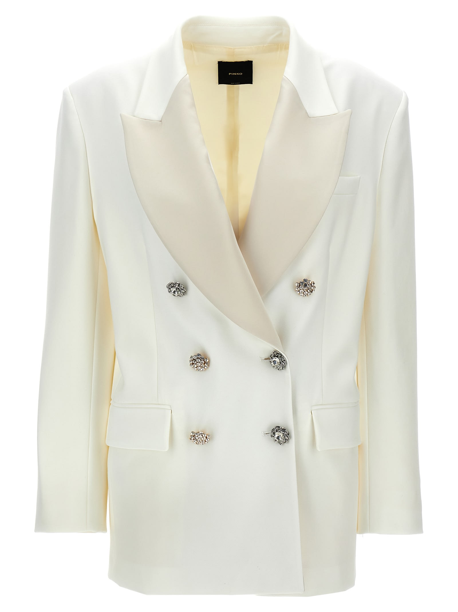 Shop Pinko Vallini Blazer In White