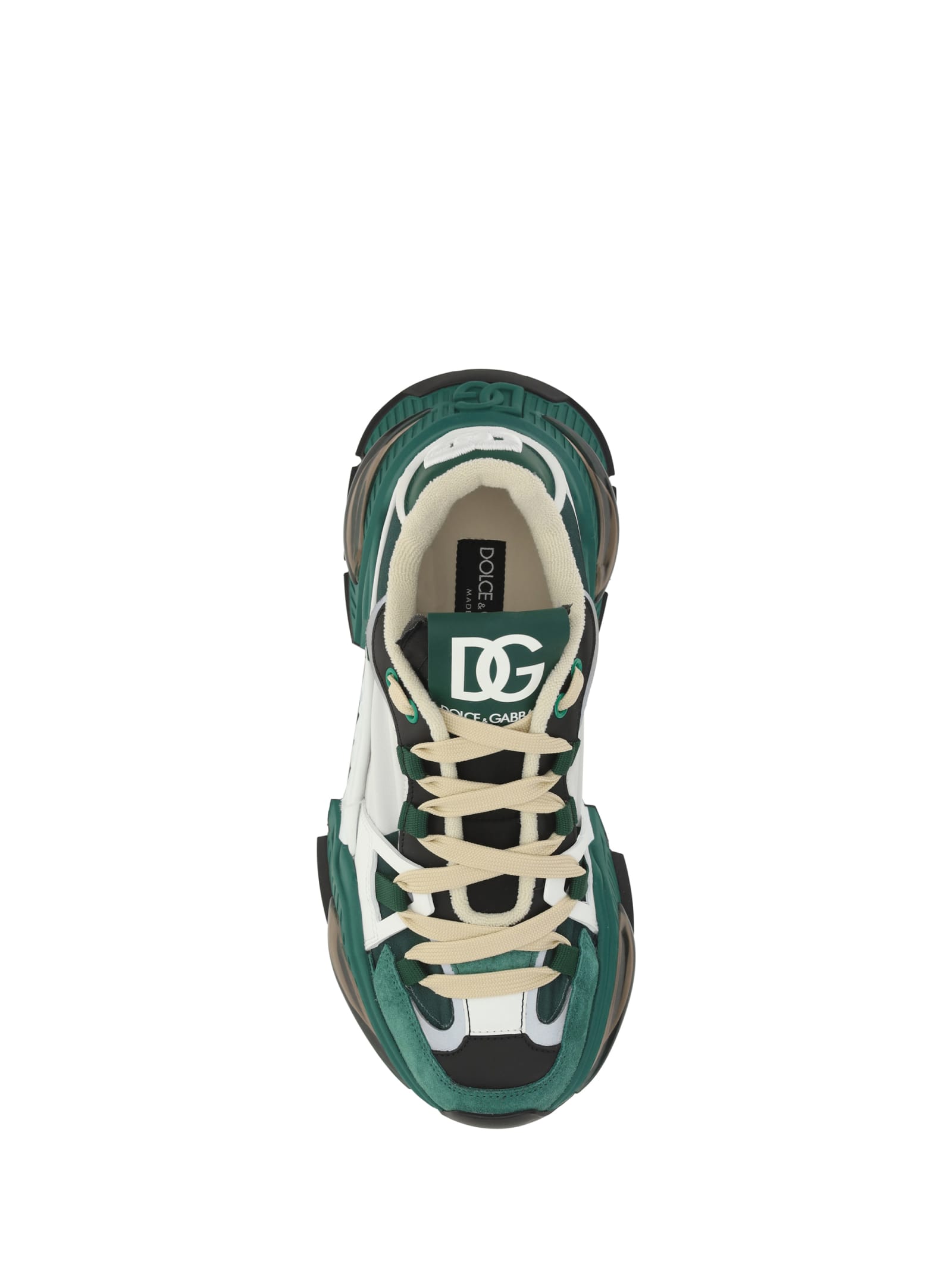 Shop Dolce & Gabbana Airmaster Sneakers In Verde