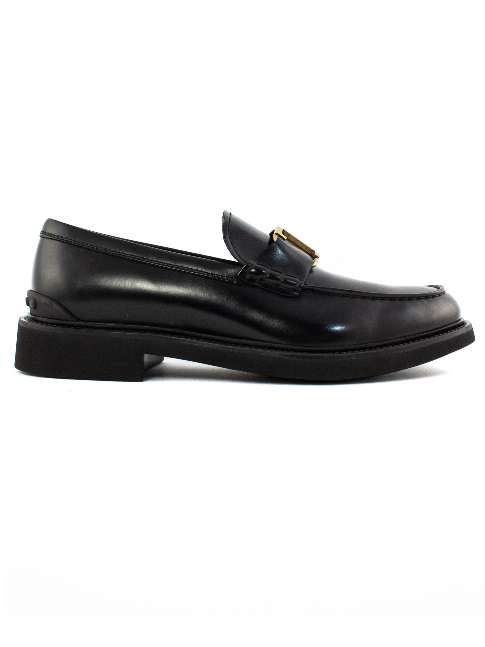 Tods Loafers In Black Semi-shiny Leather