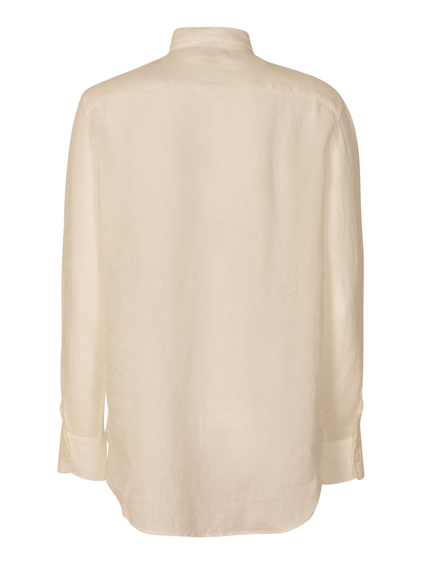 Shop Massimo Alba Pocket Detail Shirt In White