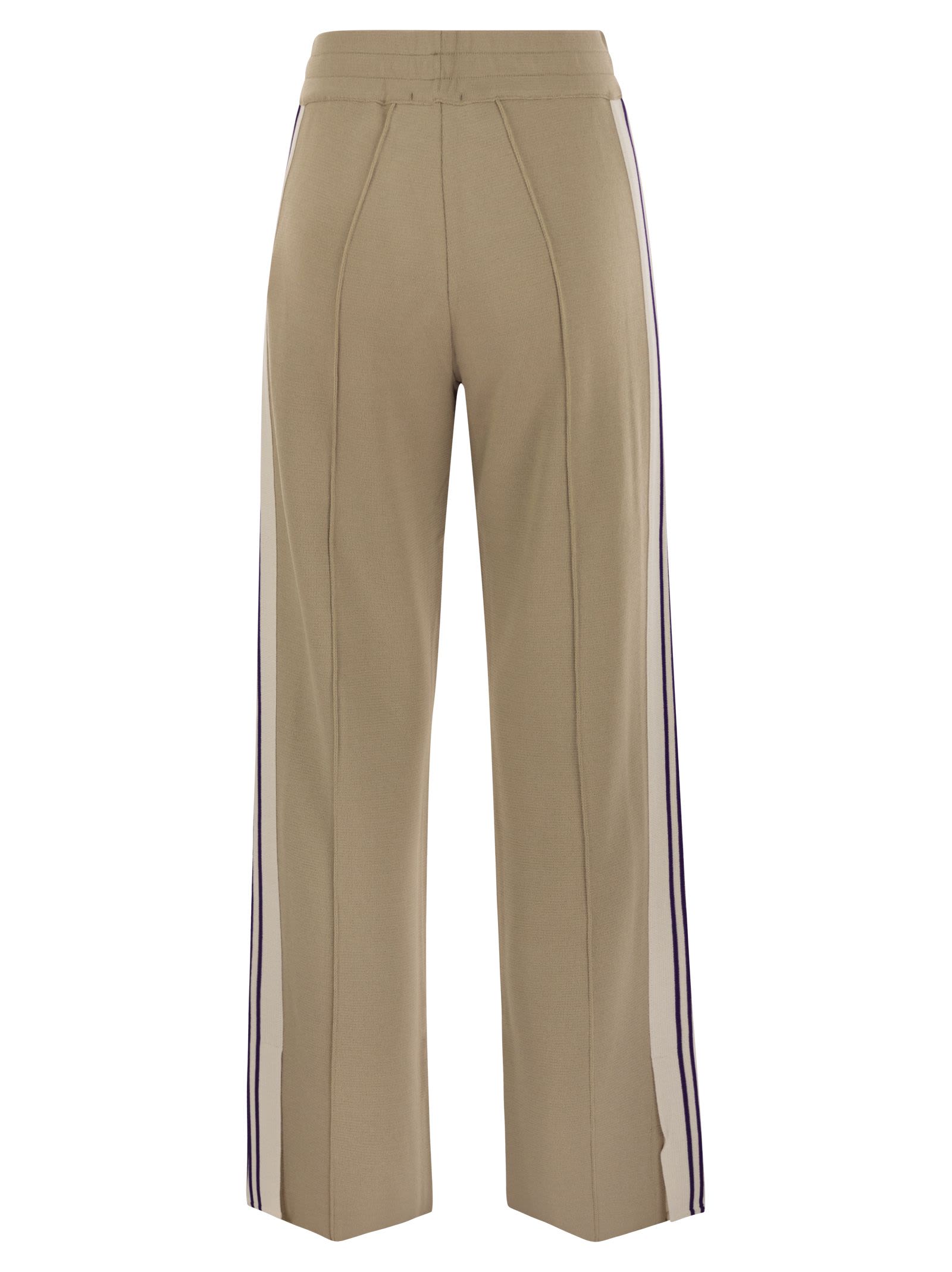 Shop Autry Tennis-style Jogging Trousers In Beige