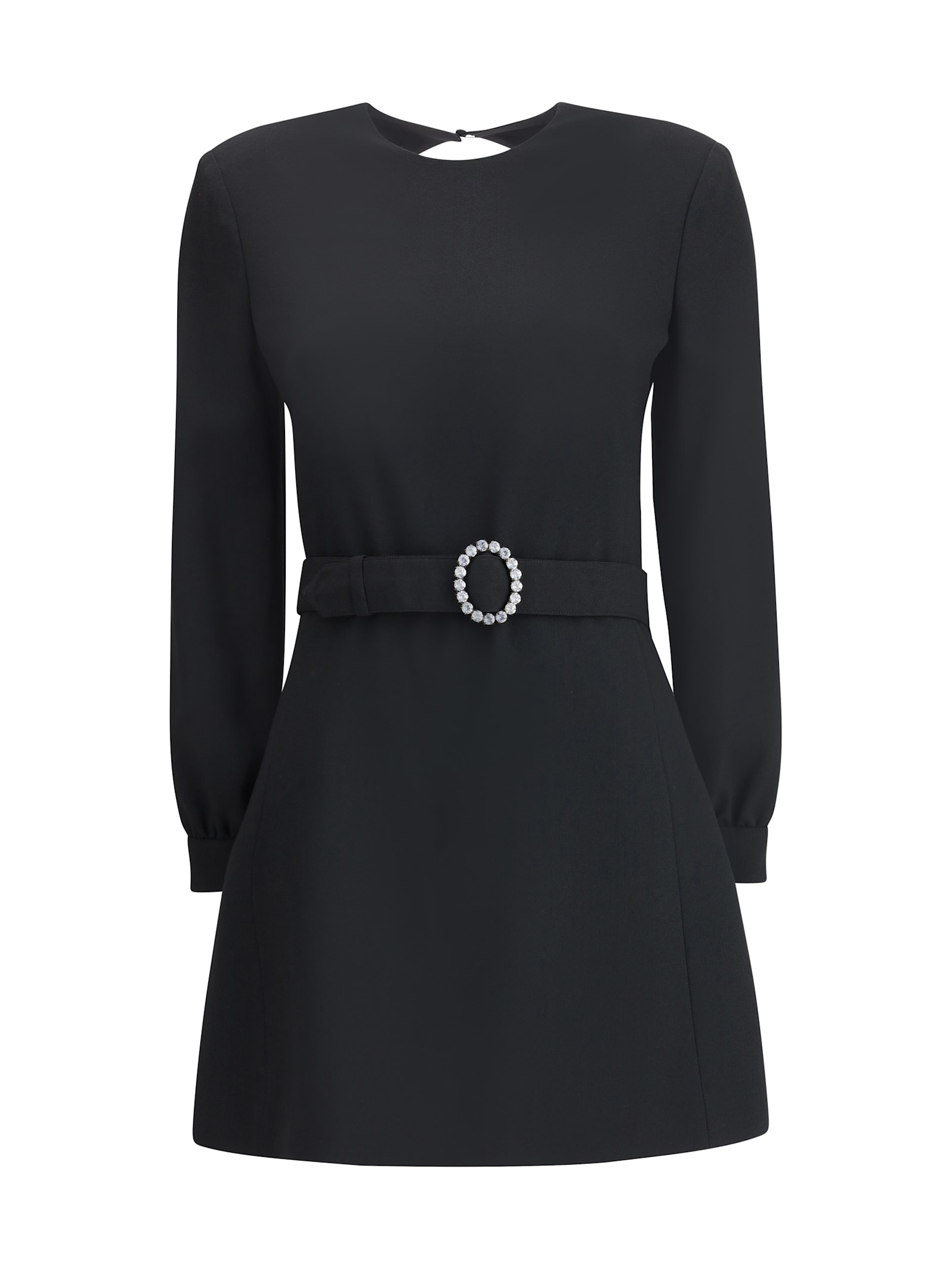Sablè Mini Dress With Cut Nude Back