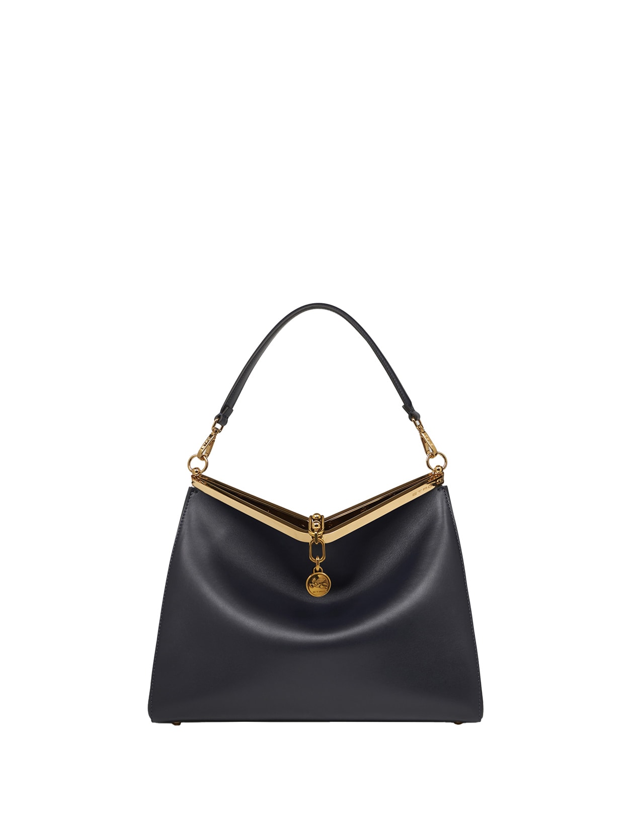 Shop Etro Black Large Vela Bag