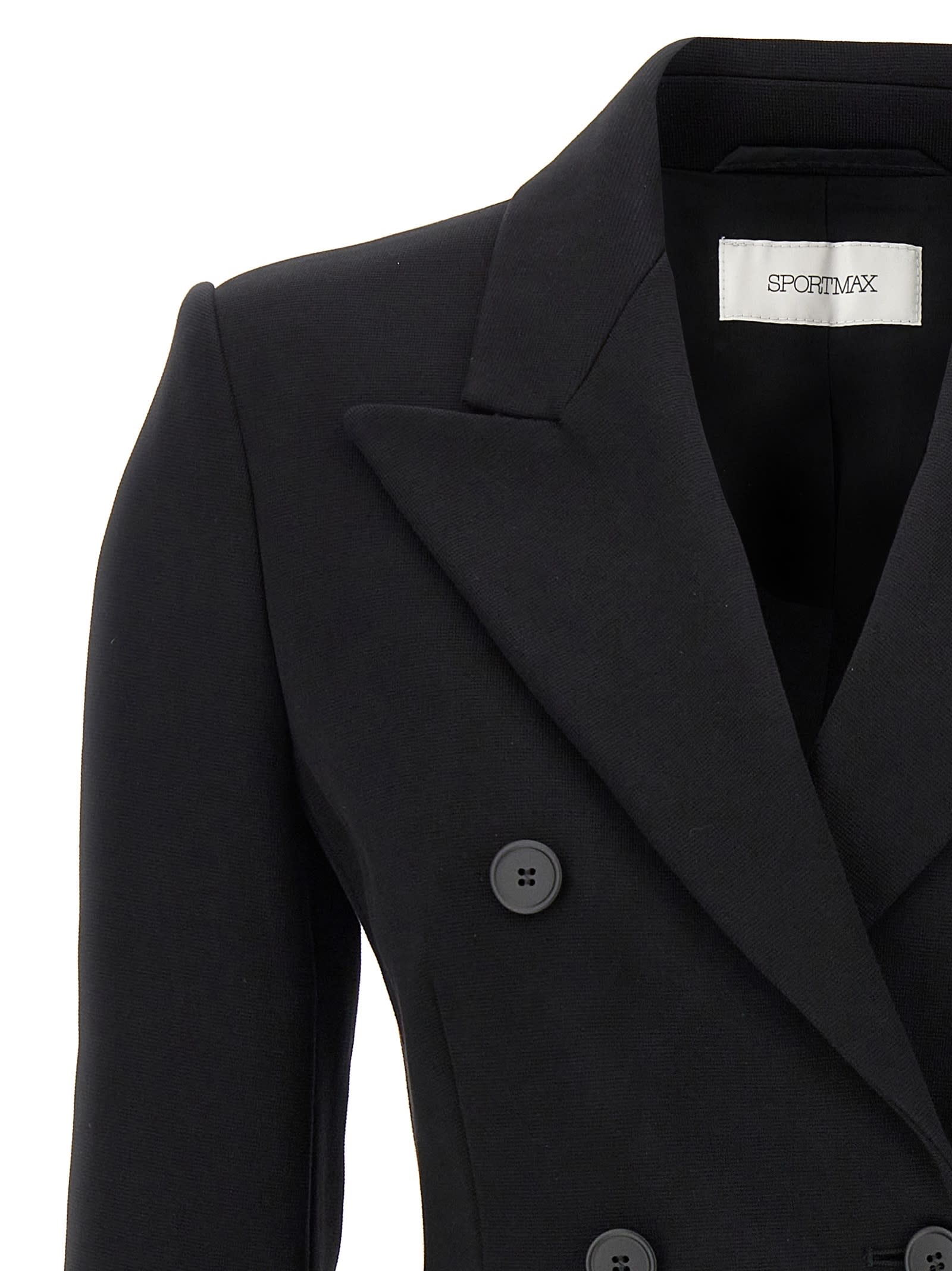 Shop Sportmax Sestri Blazer In Black