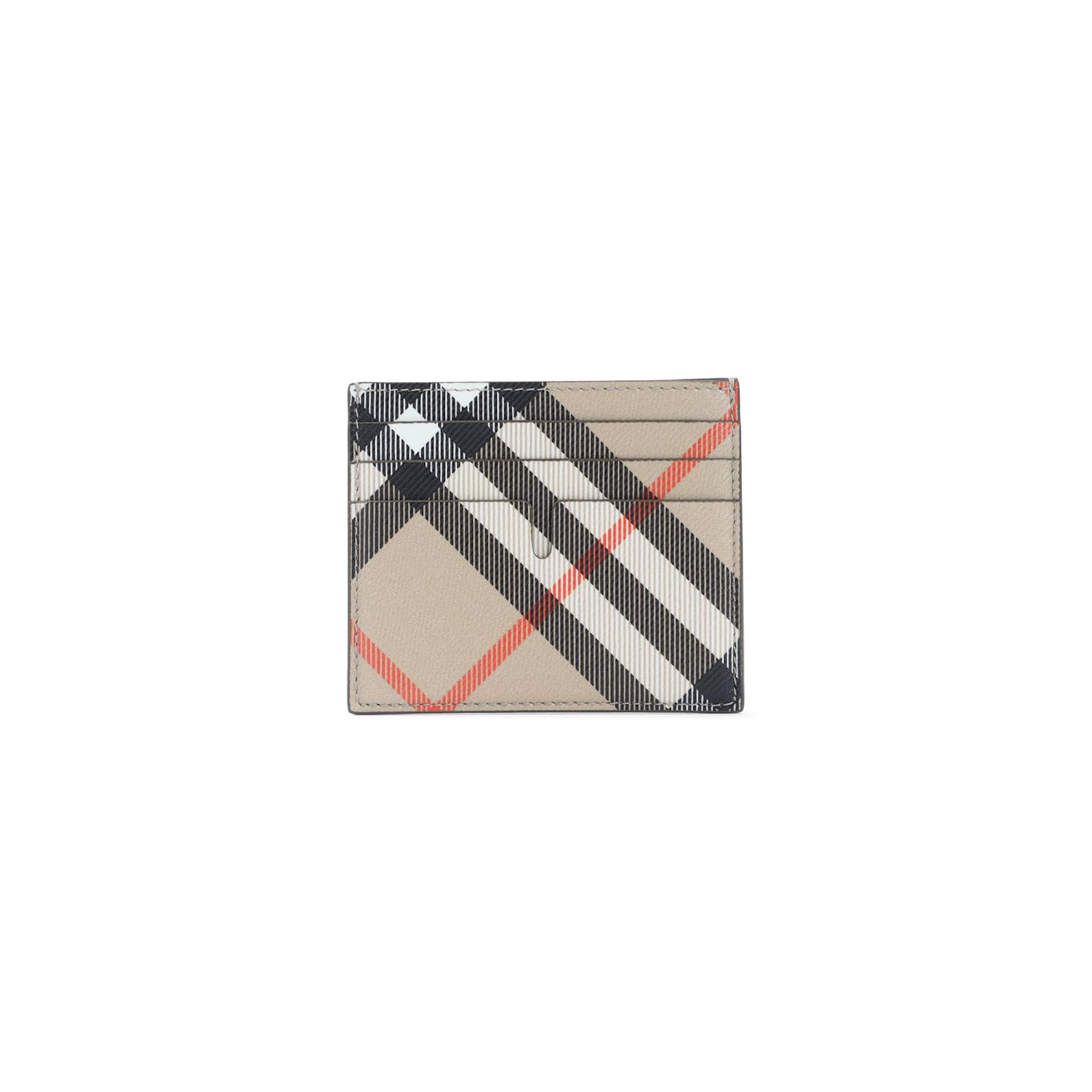 Burberry Tall Sandon Credit Card Case In Sand