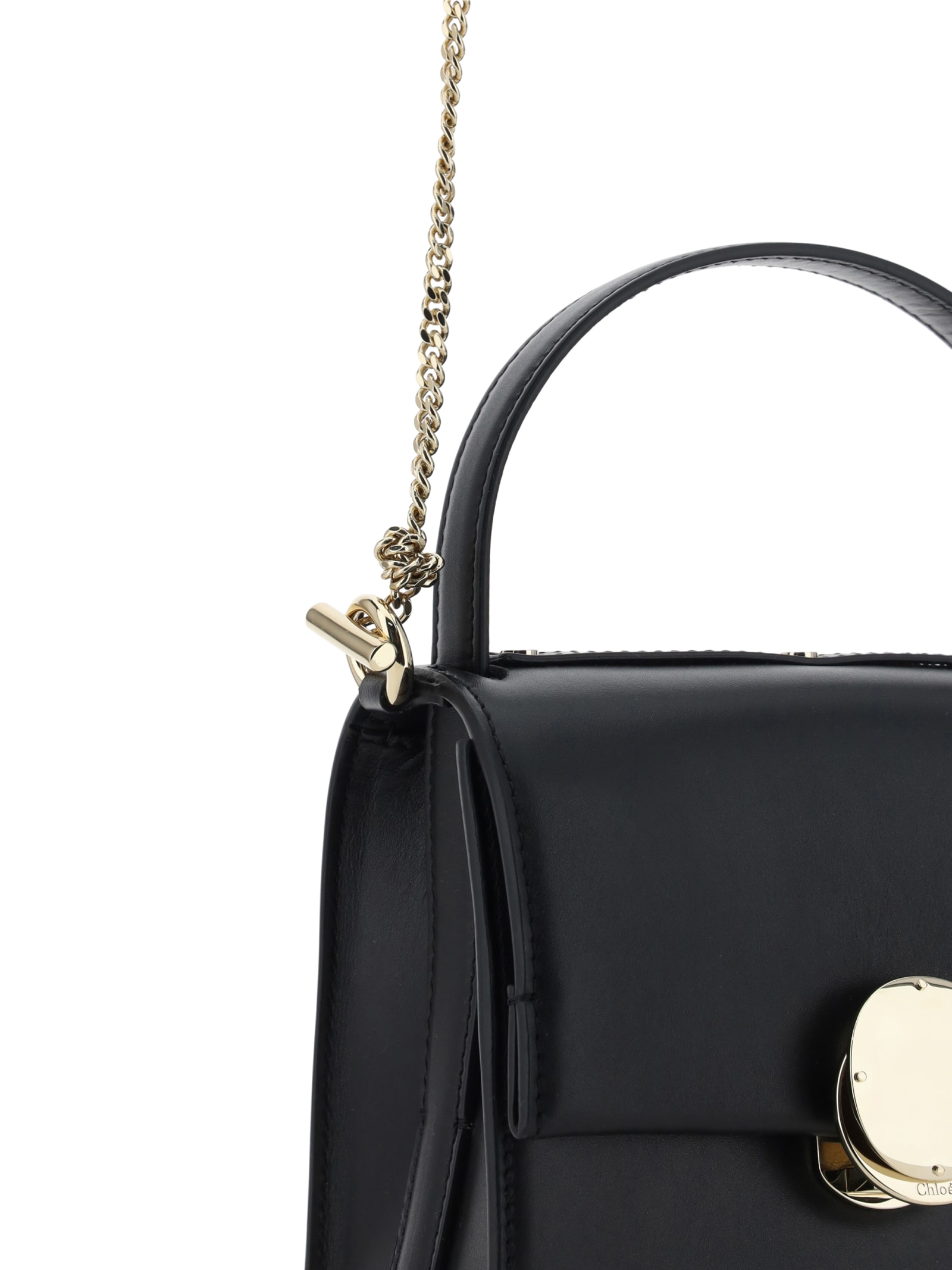 Shop Chloé Penelope Handbag In Black