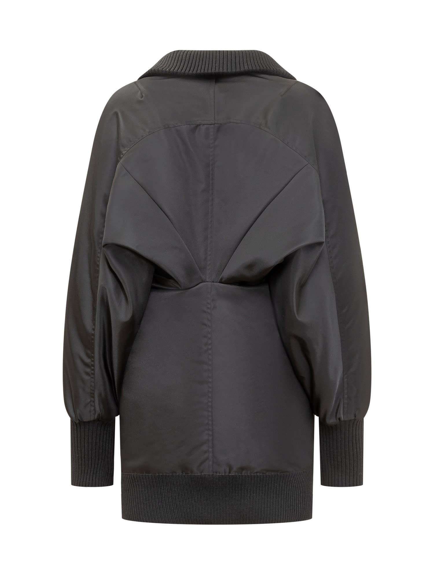 Off-white Off White Puff Dress In Black