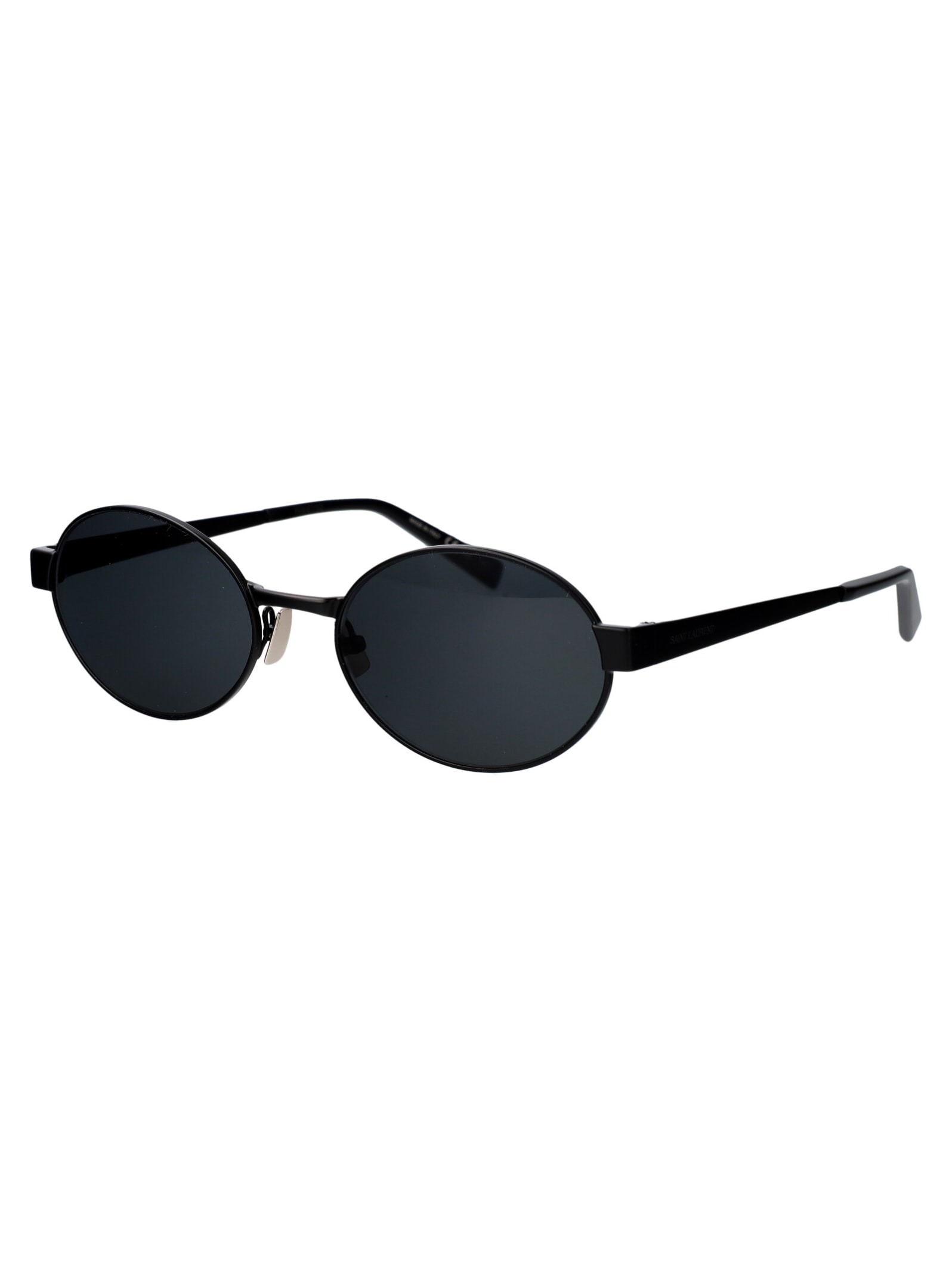 Shop Saint Laurent Sl 692 Sunglasses In 001 Black Black Black