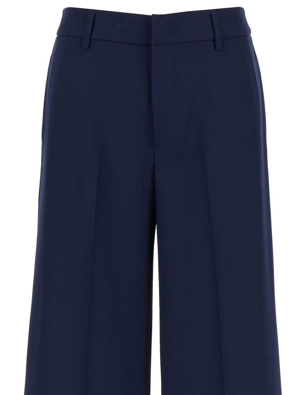 Shop Pt Torino Wide Leg Pants In Blu