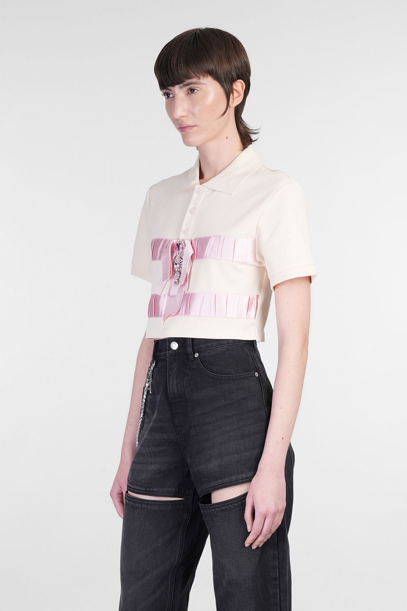 Area Polo In Beige Cotton