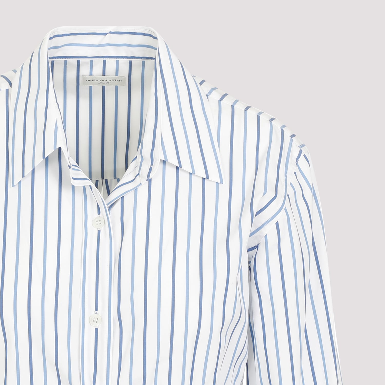 Shop Dries Van Noten Calbero Shirt In Light Blue