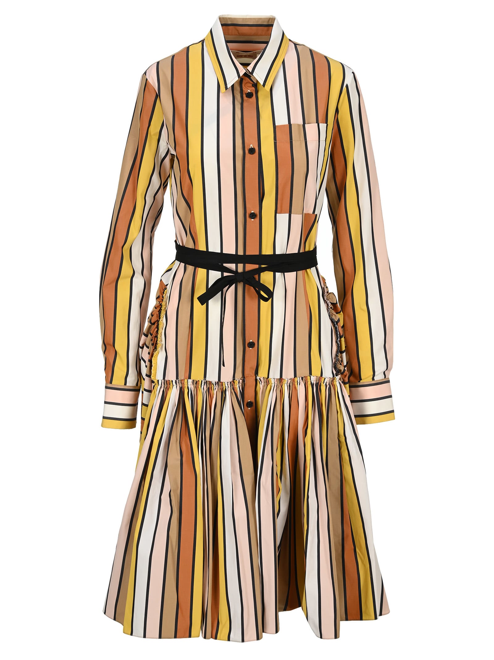 Photo of  Marni Dress Stripes- shop Marni Dresses online sales