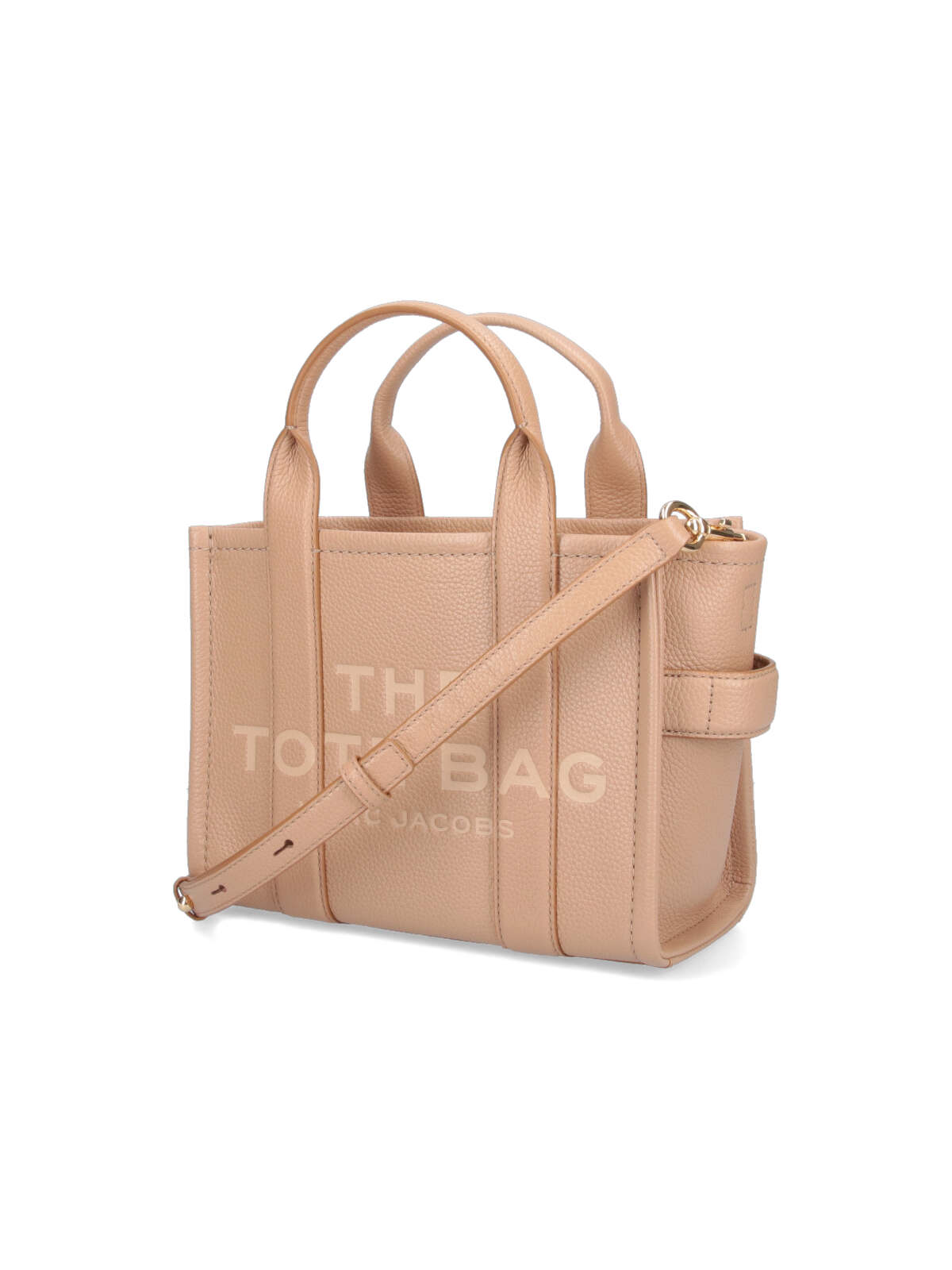Shop Marc Jacobs The Small Tote Bag In Beige