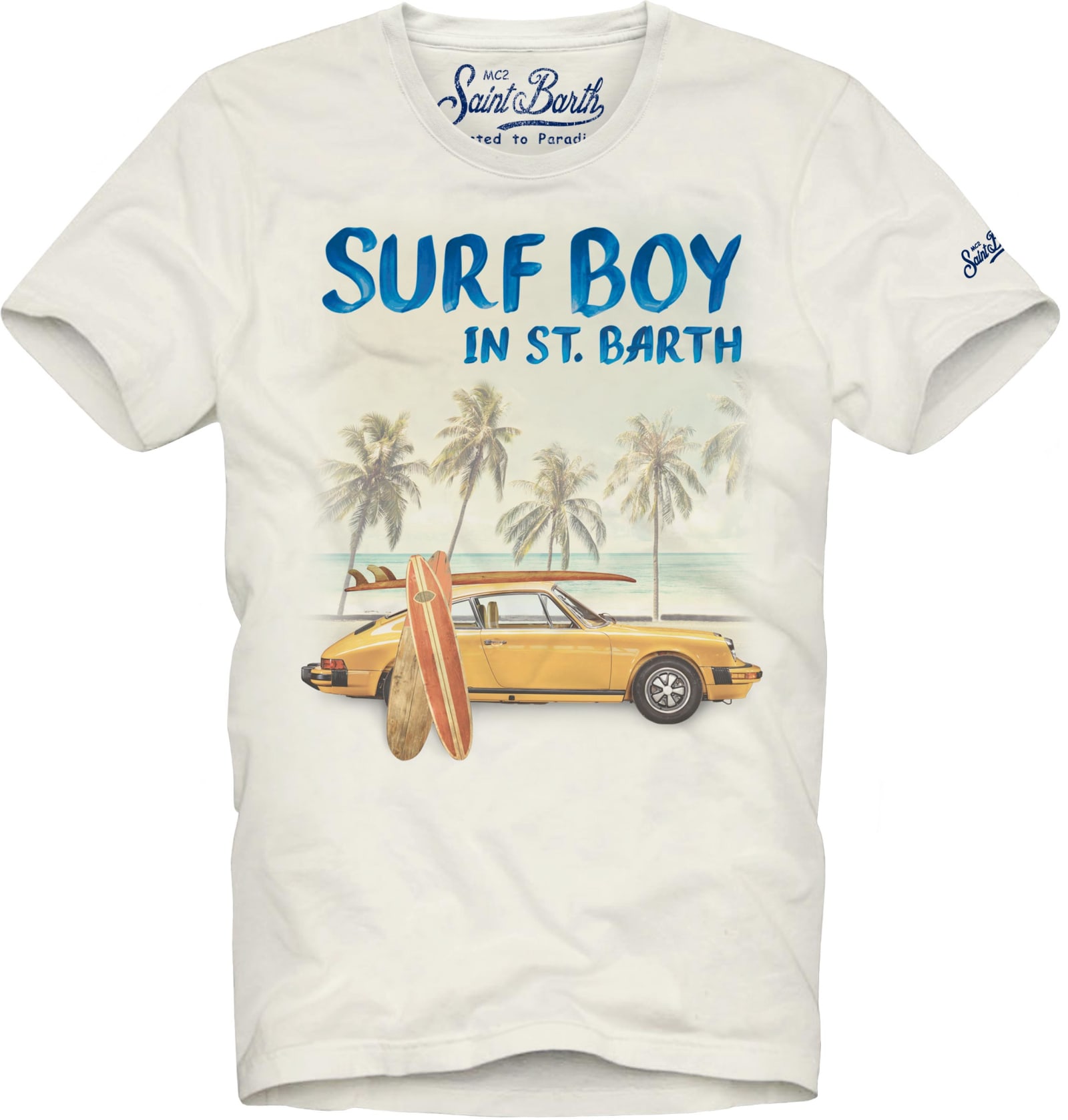MC2 Saint Barth Boys T-shirt Surf Boy In Saint Barth